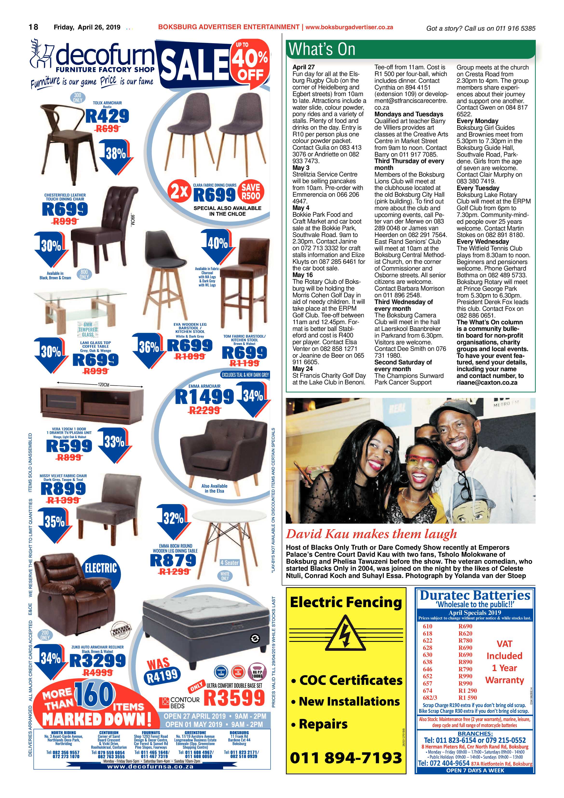 Boksburg Advertiser 23 April 2019 page 18