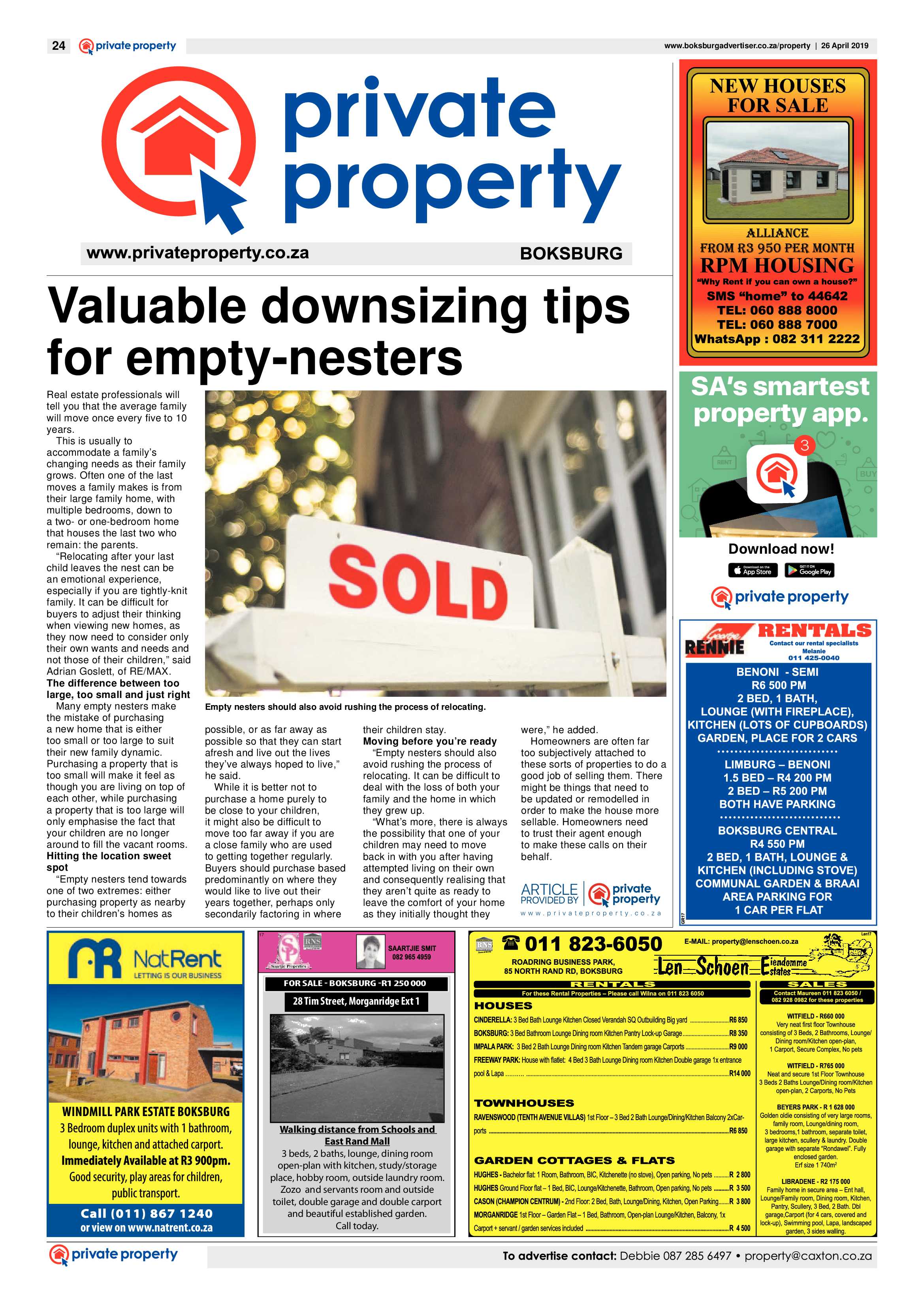 Boksburg Advertiser 23 April 2019 page 24