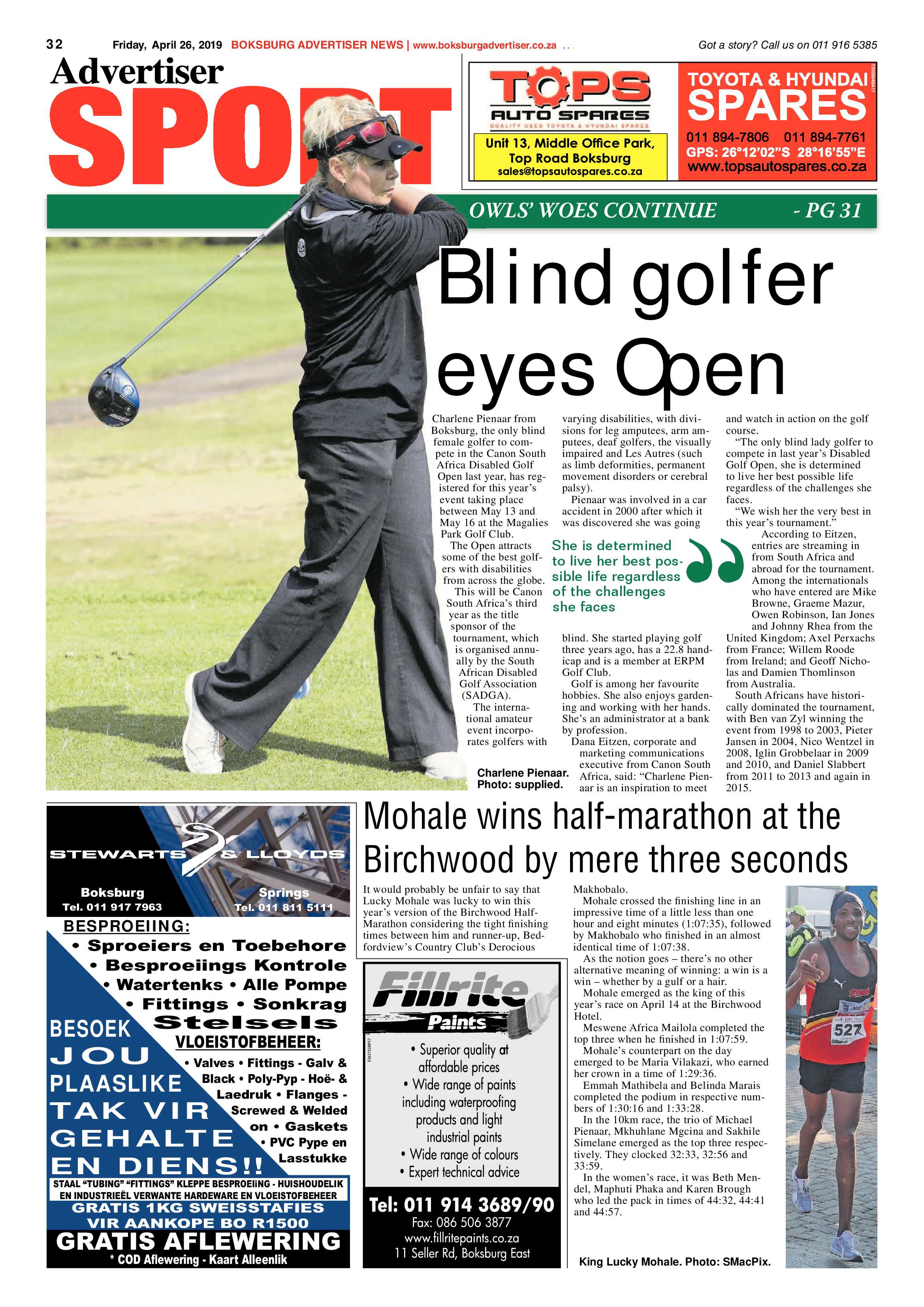 Boksburg Advertiser 23 April 2019 page 32