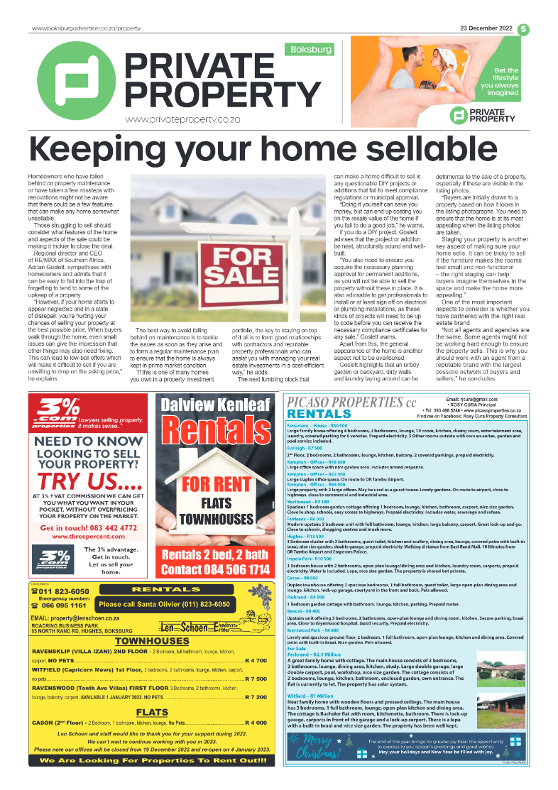 Boksburg Advertiser 23 Dec 2022 page 5