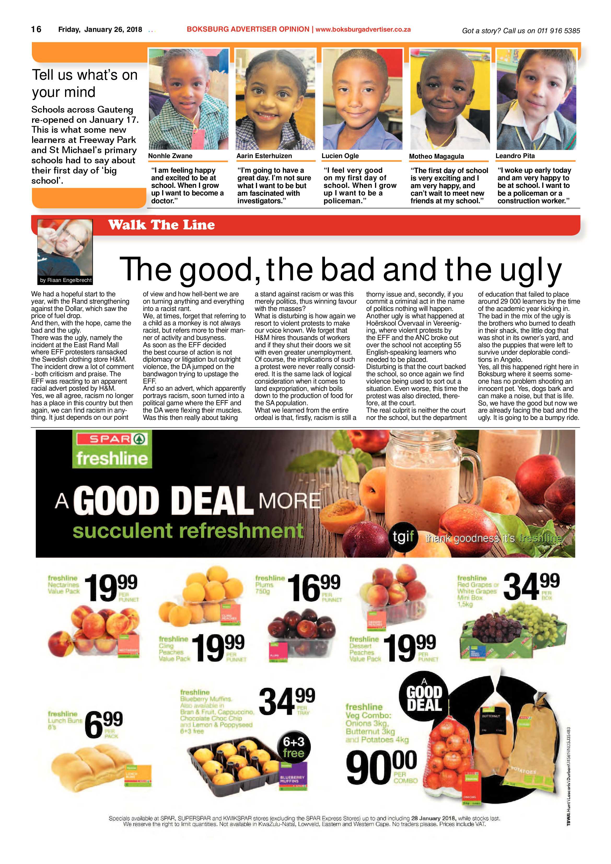 Boksburg Advertiser 23 January 2018 page 16