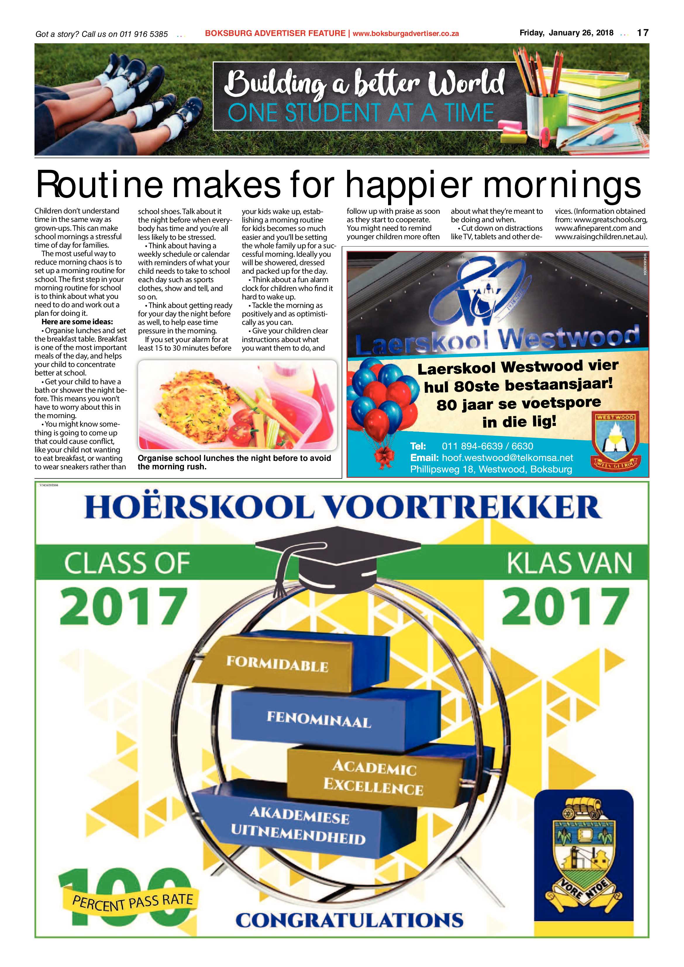 Boksburg Advertiser 23 January 2018 page 17