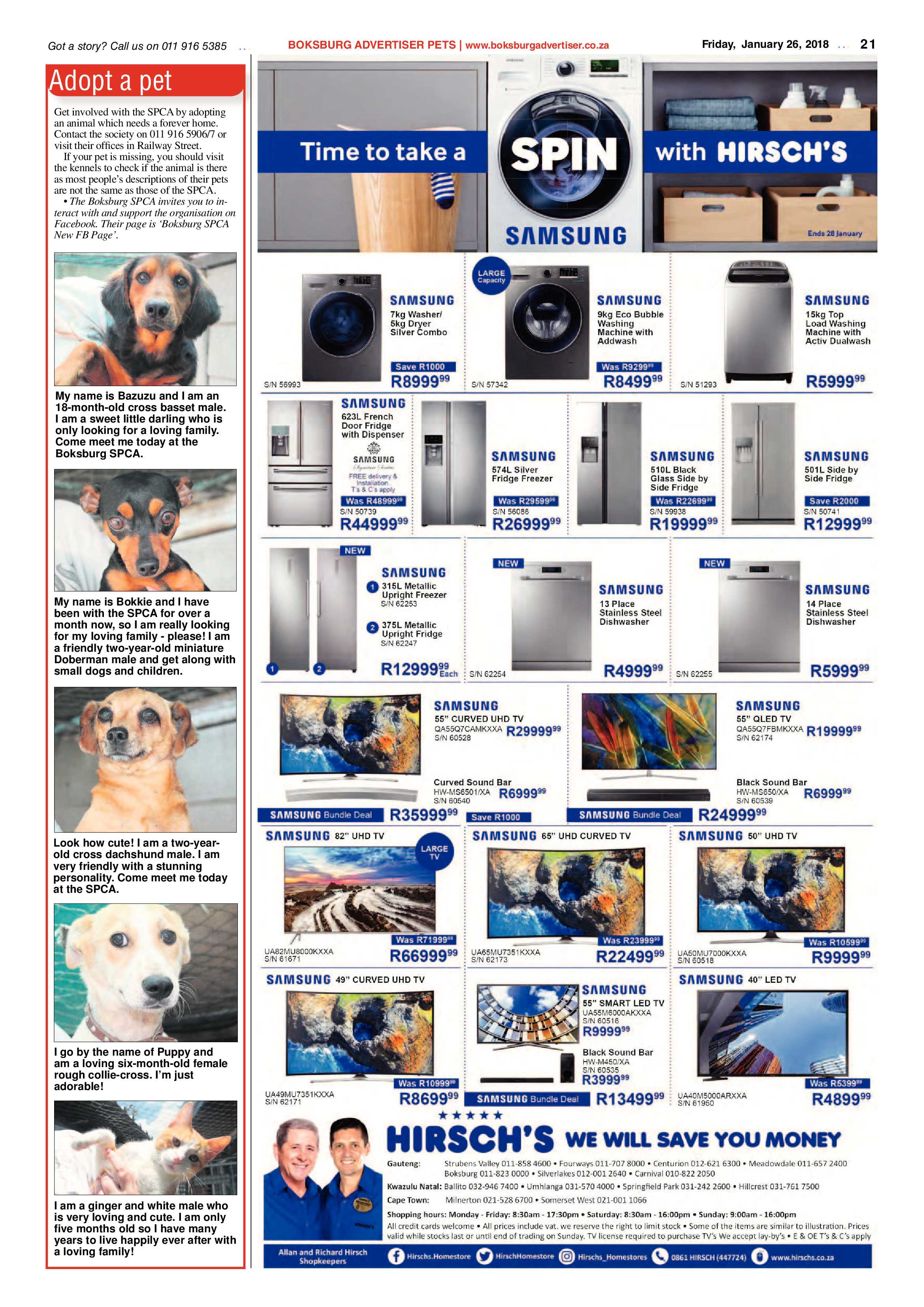 Boksburg Advertiser 23 January 2018 page 21