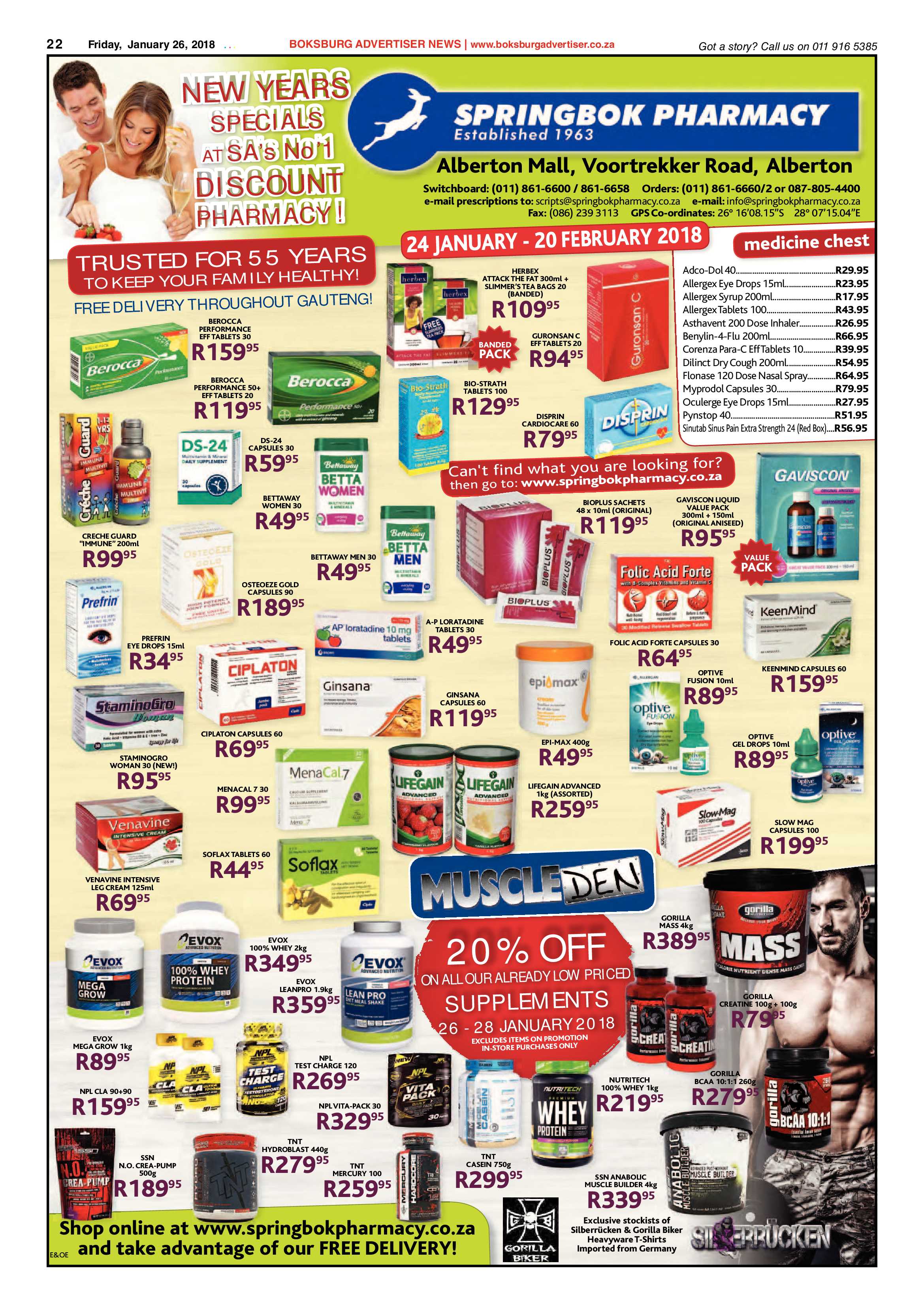Boksburg Advertiser 23 January 2018 page 22