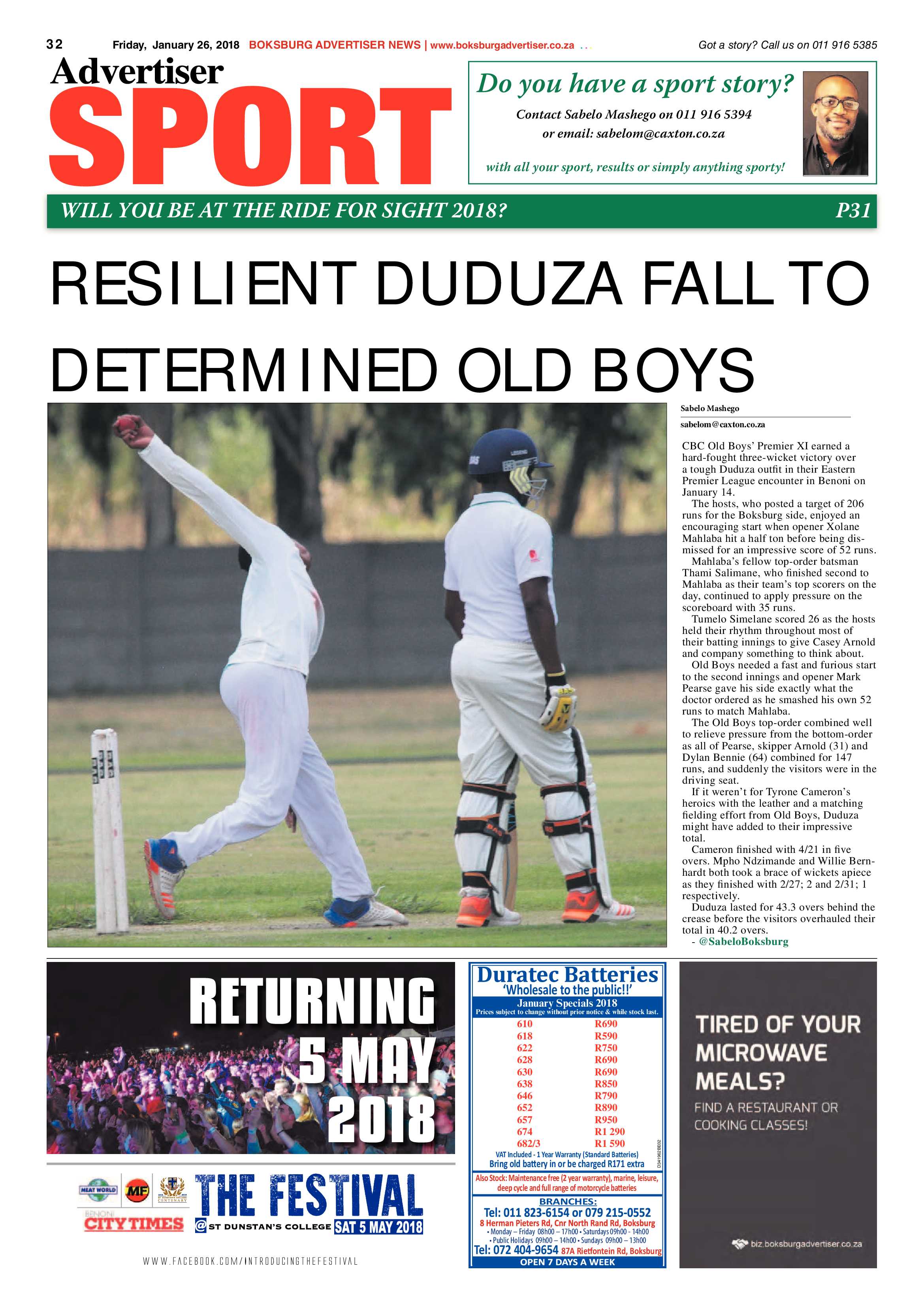 Boksburg Advertiser 23 January 2018 page 32