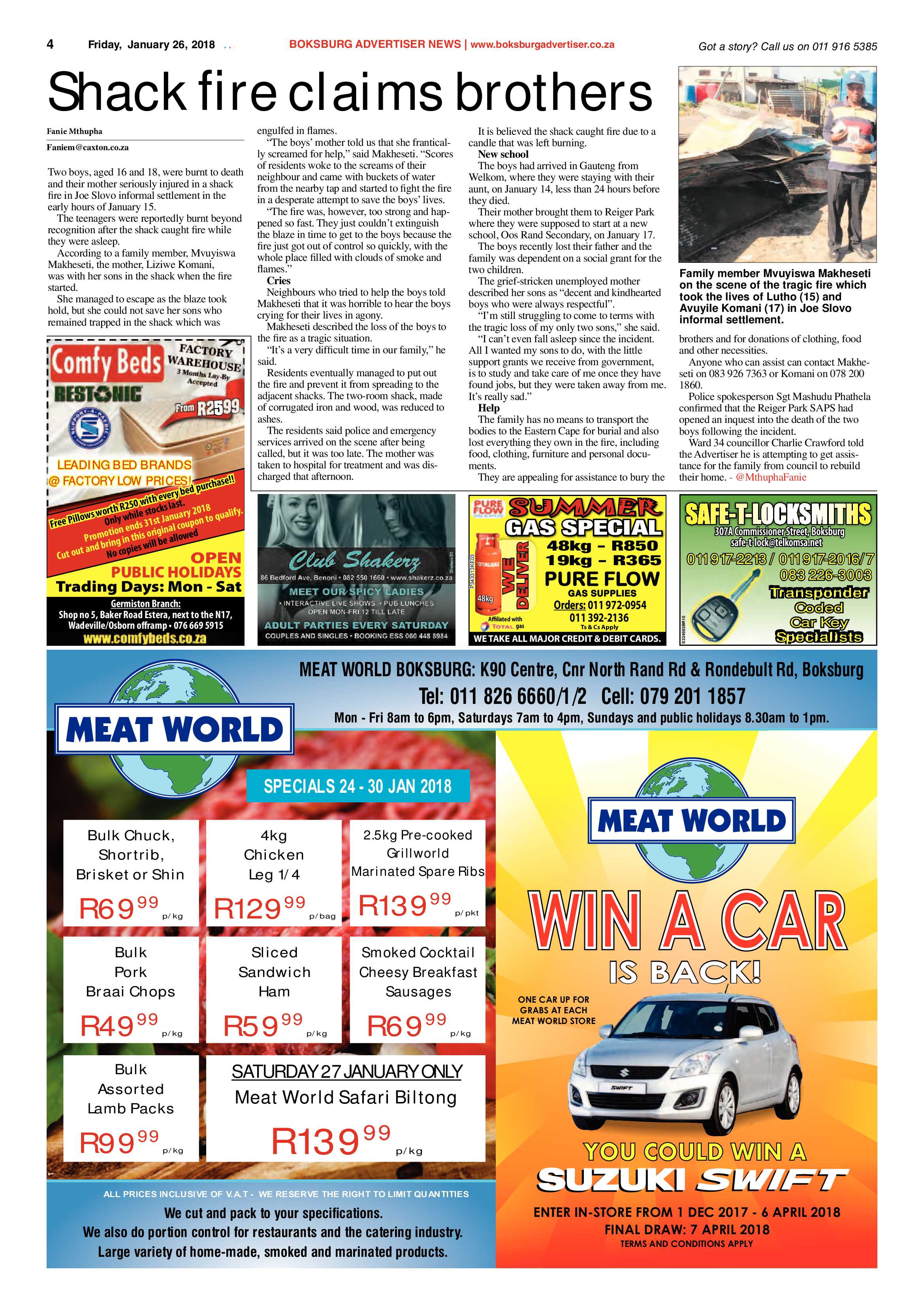 Boksburg Advertiser 23 January 2018 page 4