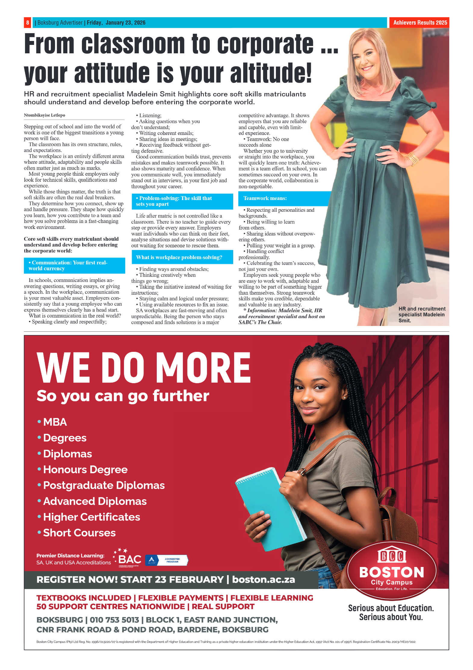 Boksburg Advertiser 23 January 2026 page 8