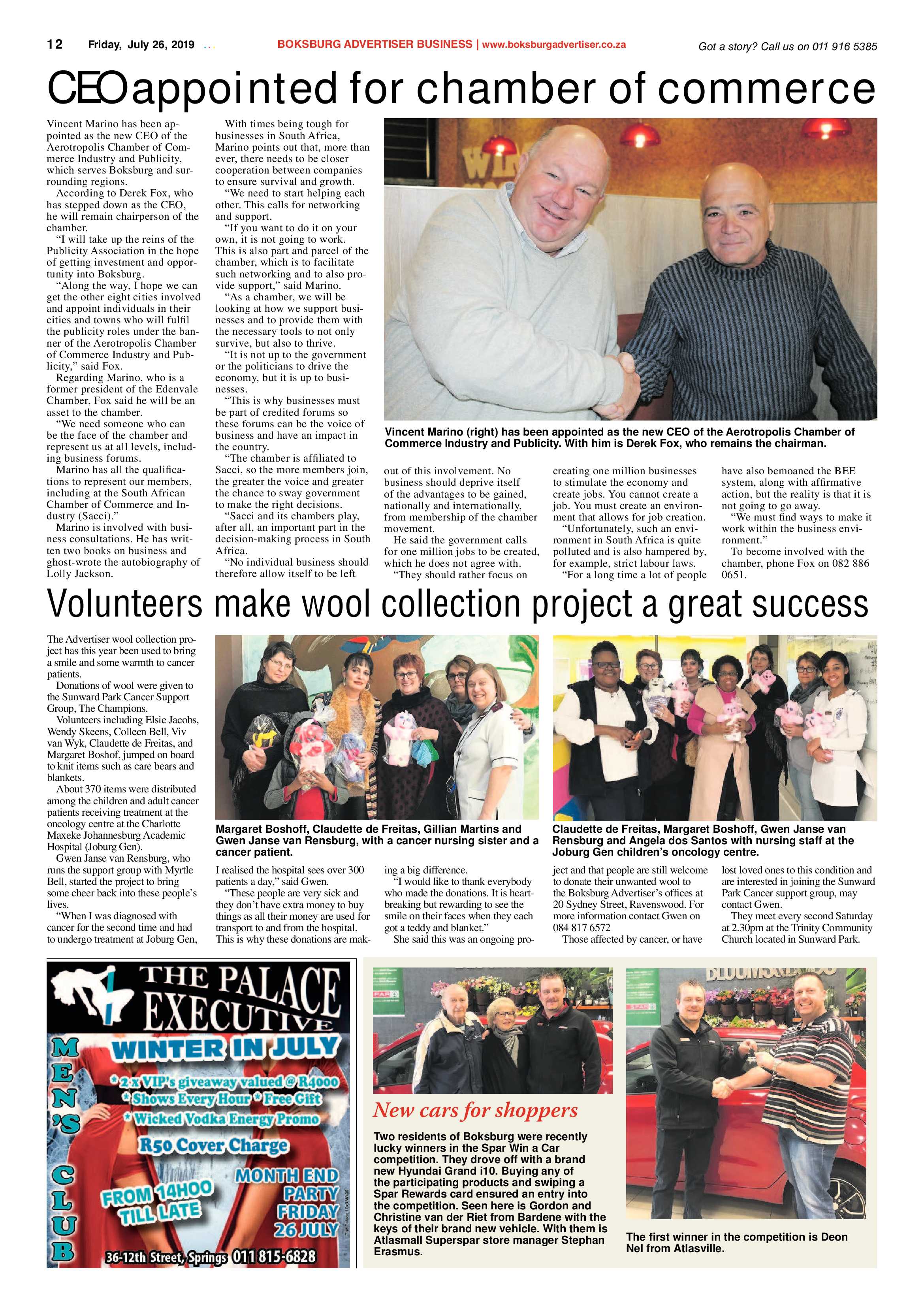 Boksburg Advertiser 23 July 2019 page 12