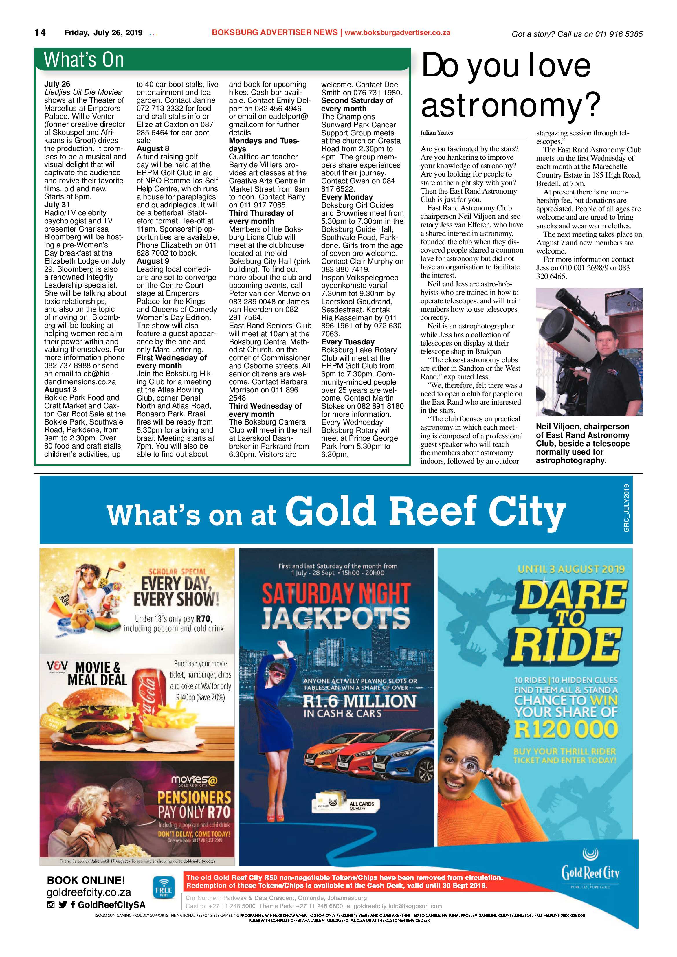 Boksburg Advertiser 23 July 2019 page 14