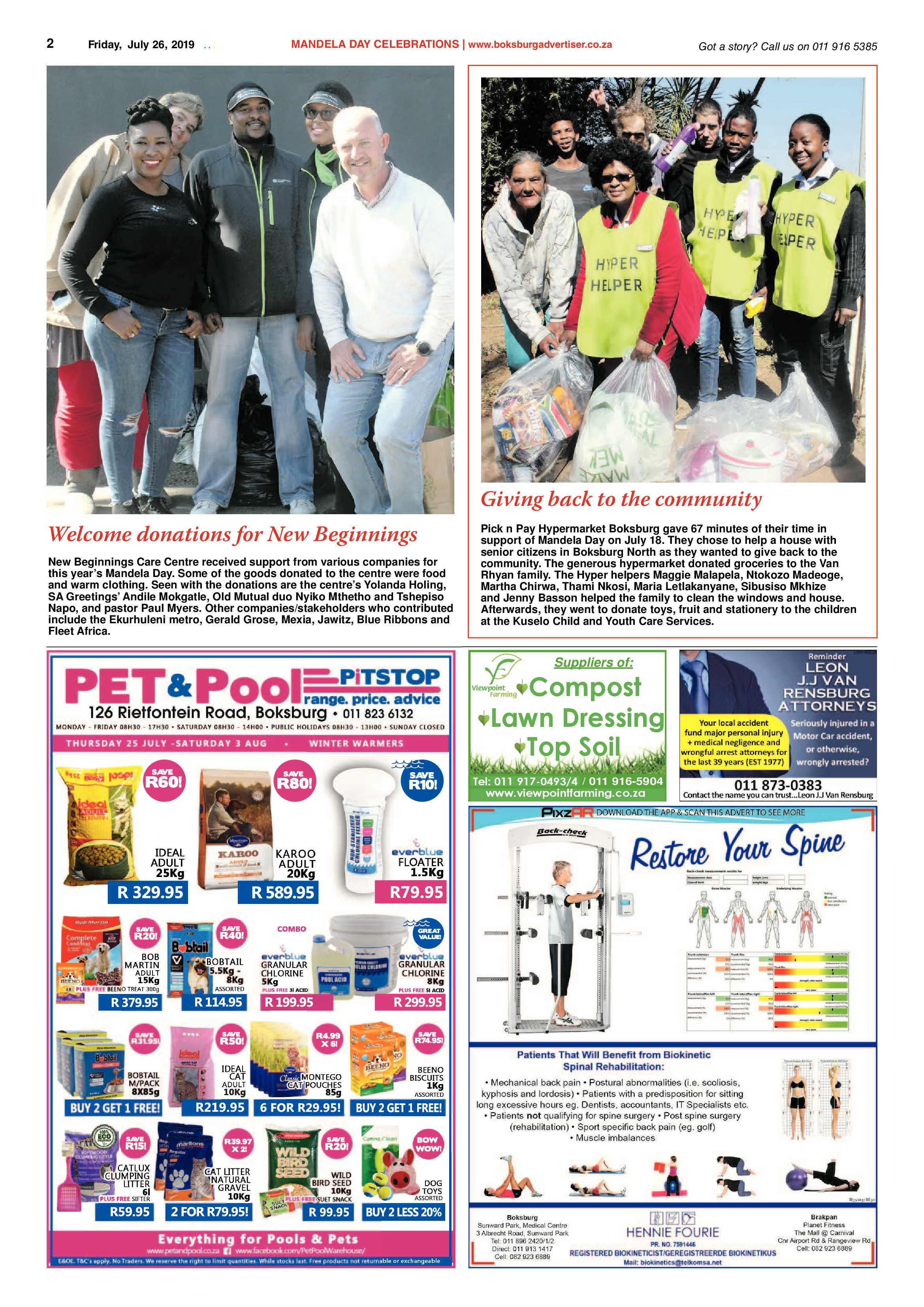 Boksburg Advertiser 23 July 2019 page 2