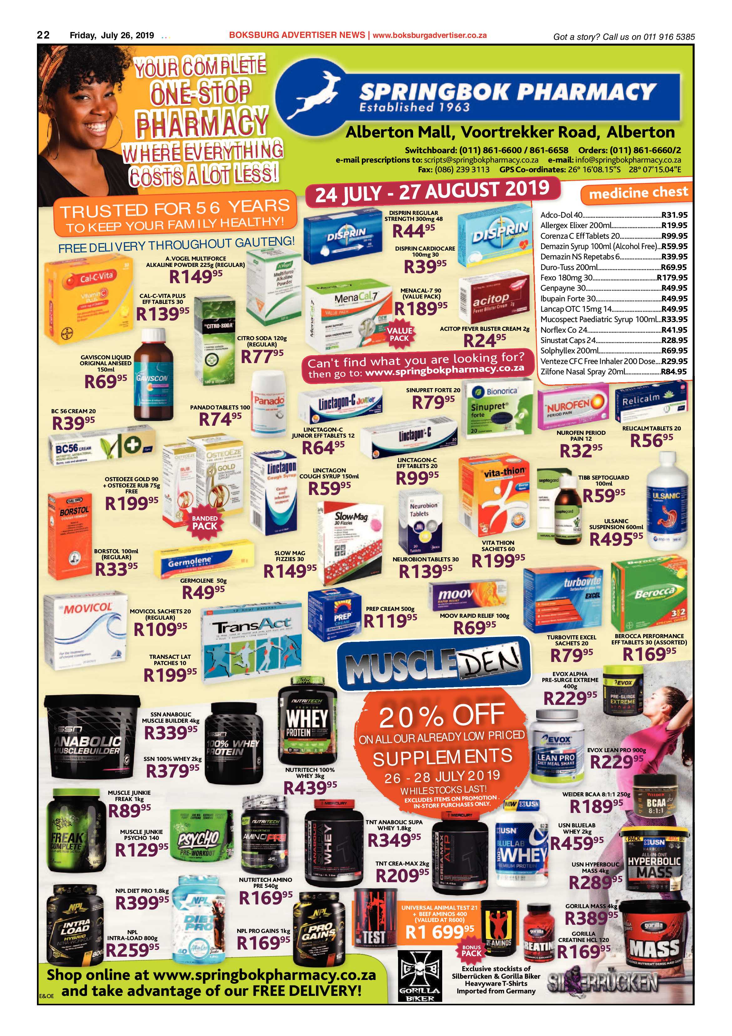 Boksburg Advertiser 23 July 2019 page 22