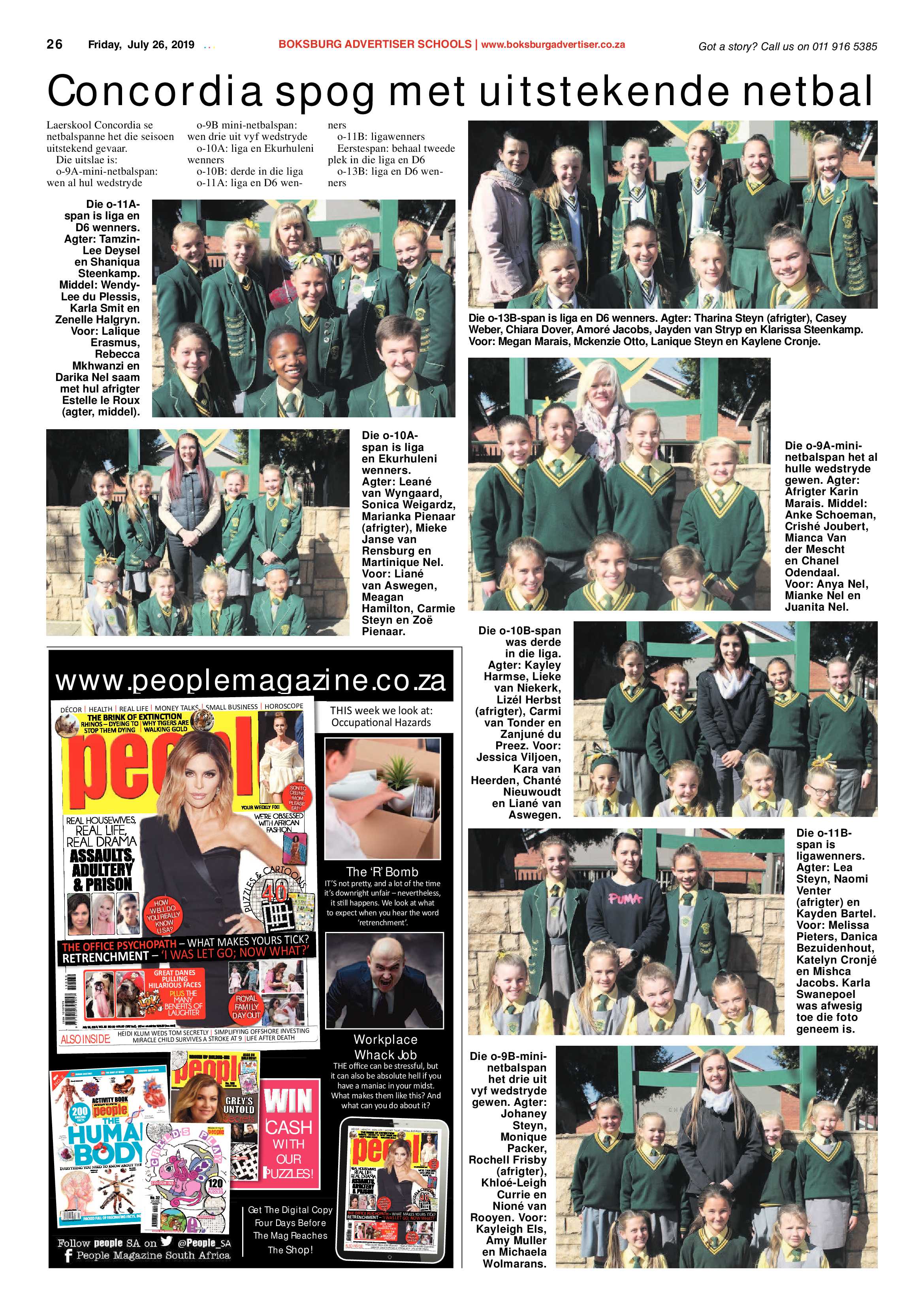 Boksburg Advertiser 23 July 2019 page 26