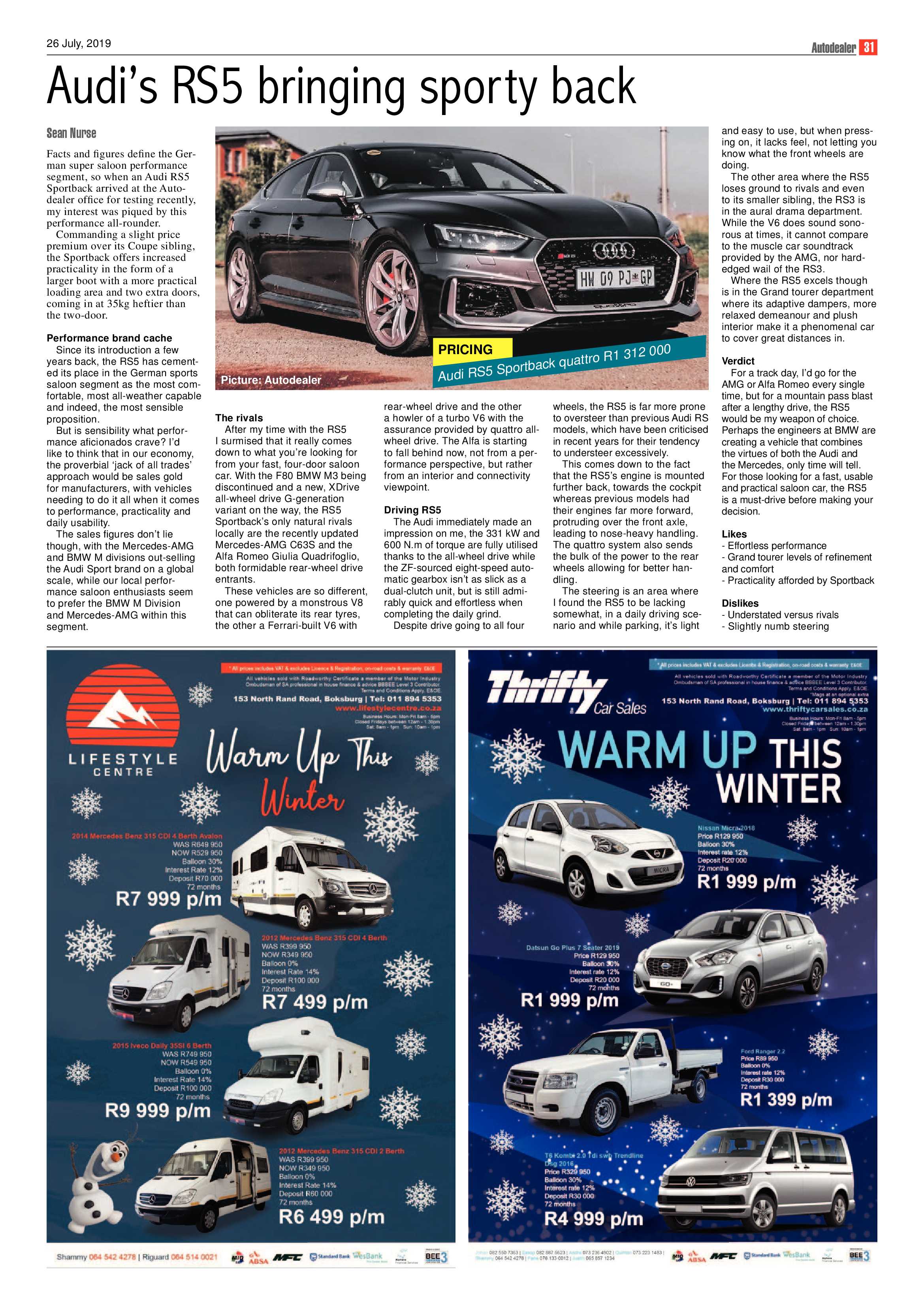 Boksburg Advertiser 23 July 2019 page 31