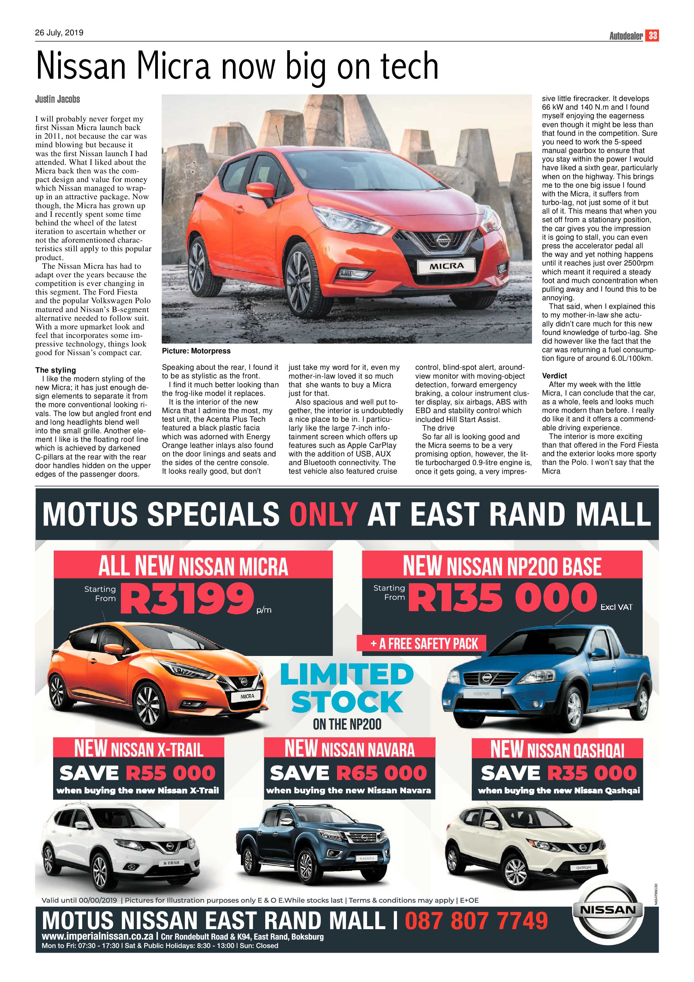 Boksburg Advertiser 23 July 2019 page 33