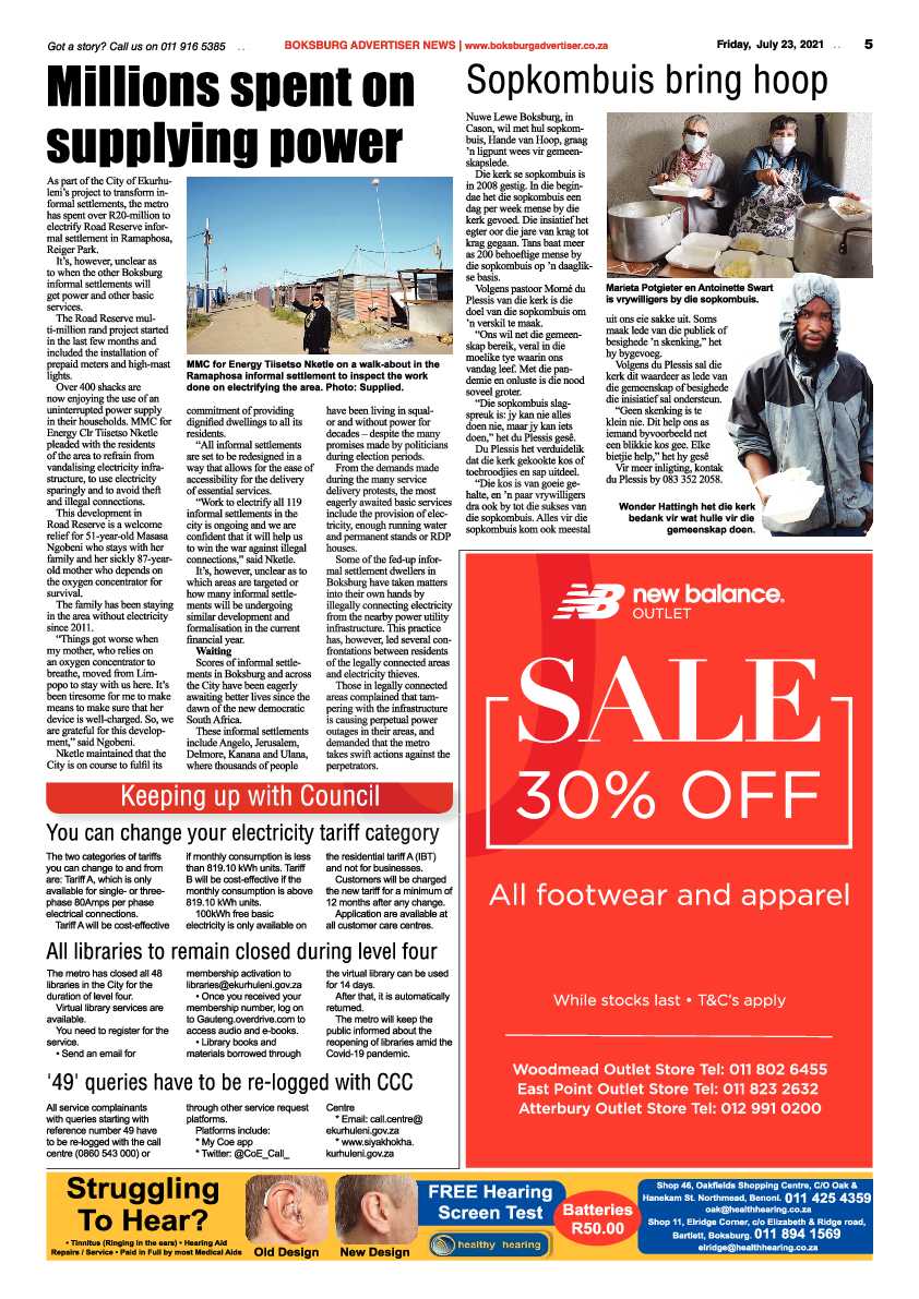 Boksburg Advertiser 23 July 2021 page 5