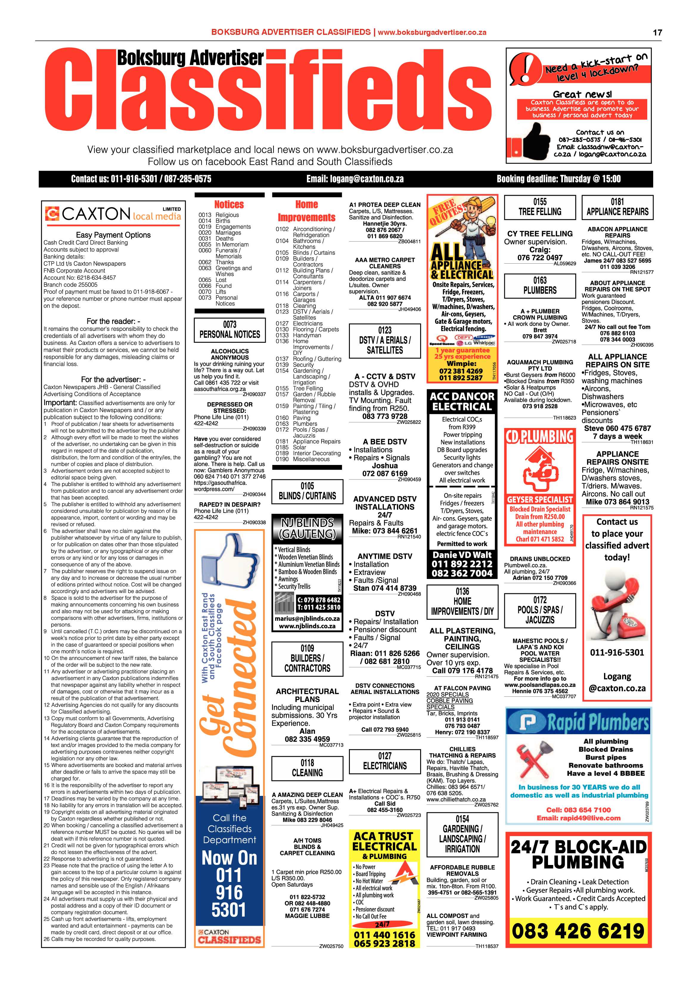 Boksburg Advertiser 23 June 2020 page 17