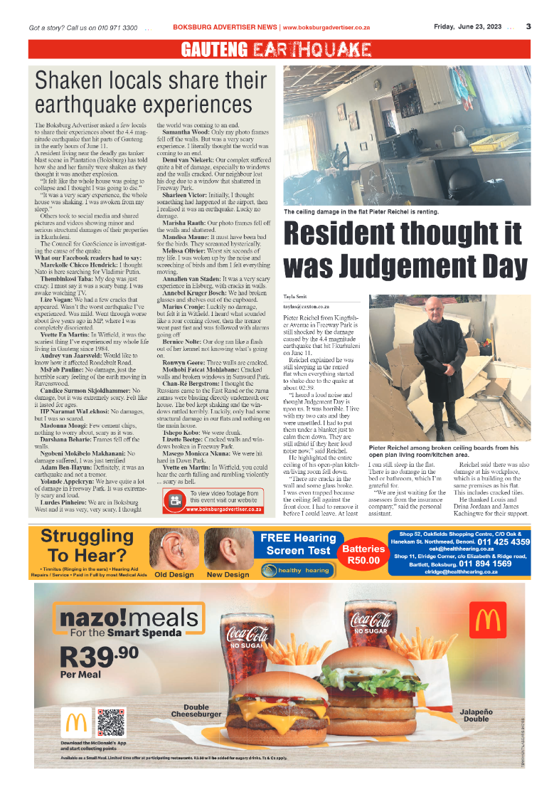 Boksburg Advertiser 23 June 2023 page 3