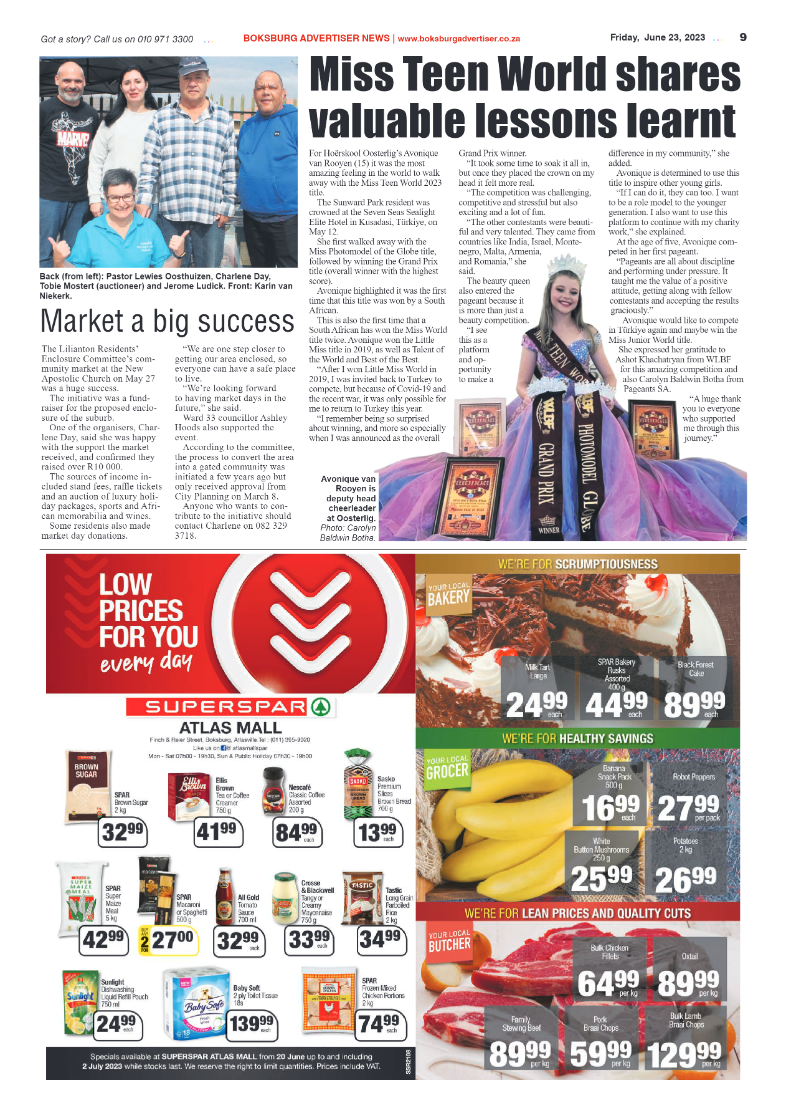 Boksburg Advertiser 23 June 2023 page 9