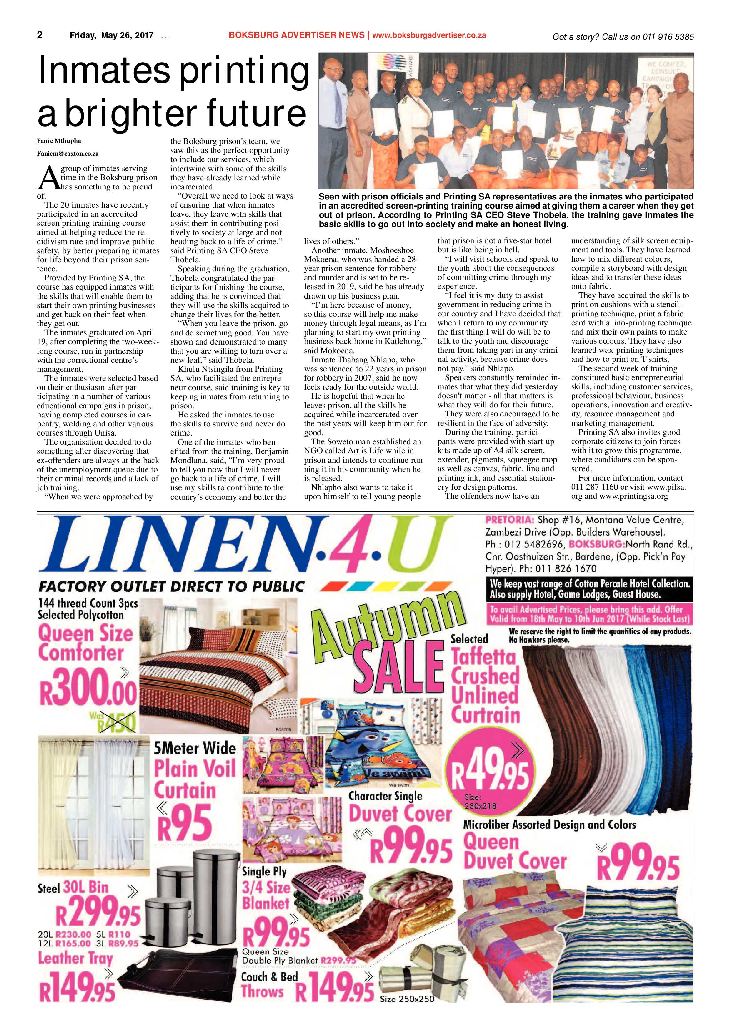 Boksburg Advertiser 23 May 2017 page 2