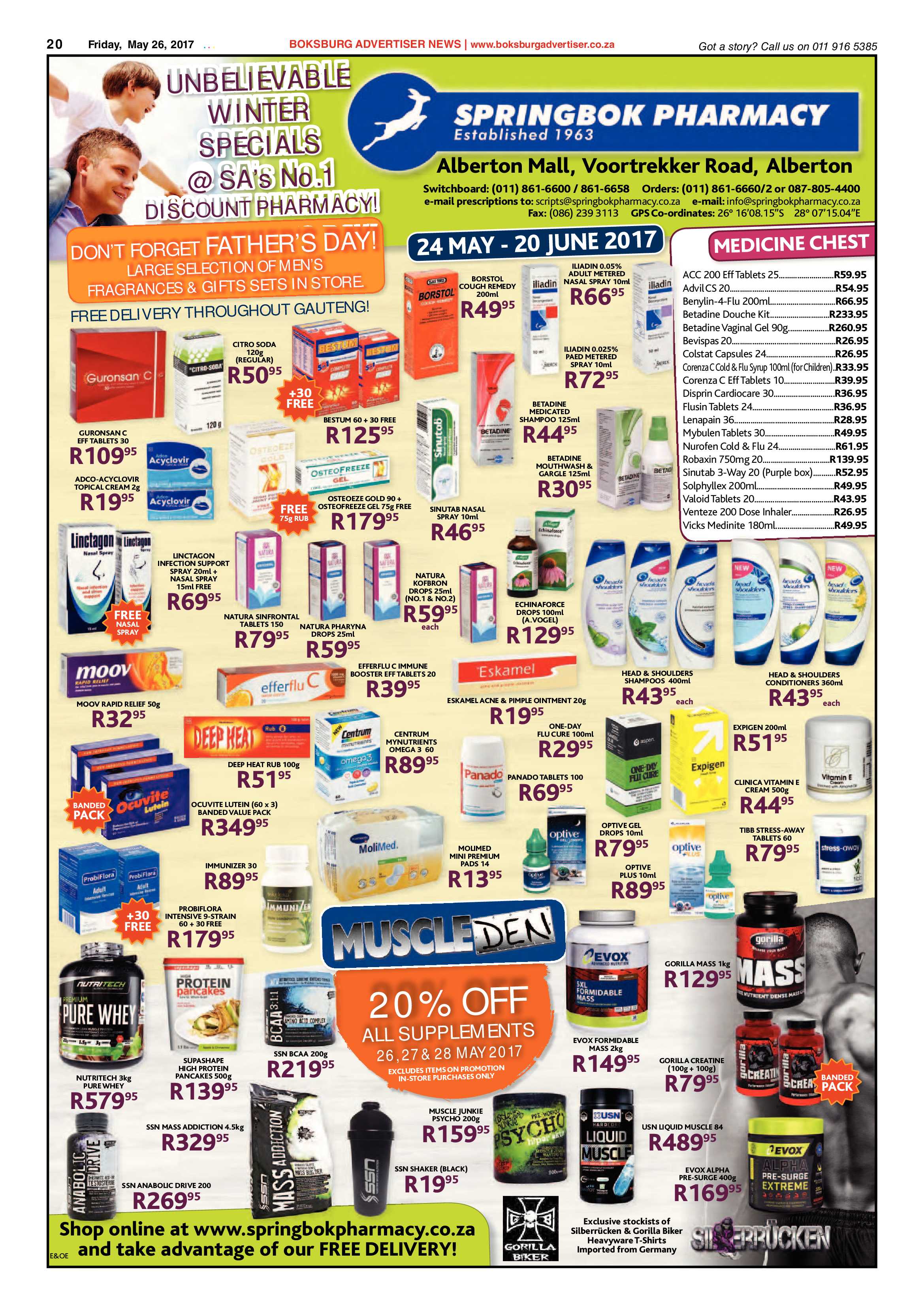 Boksburg Advertiser 23 May 2017 page 20