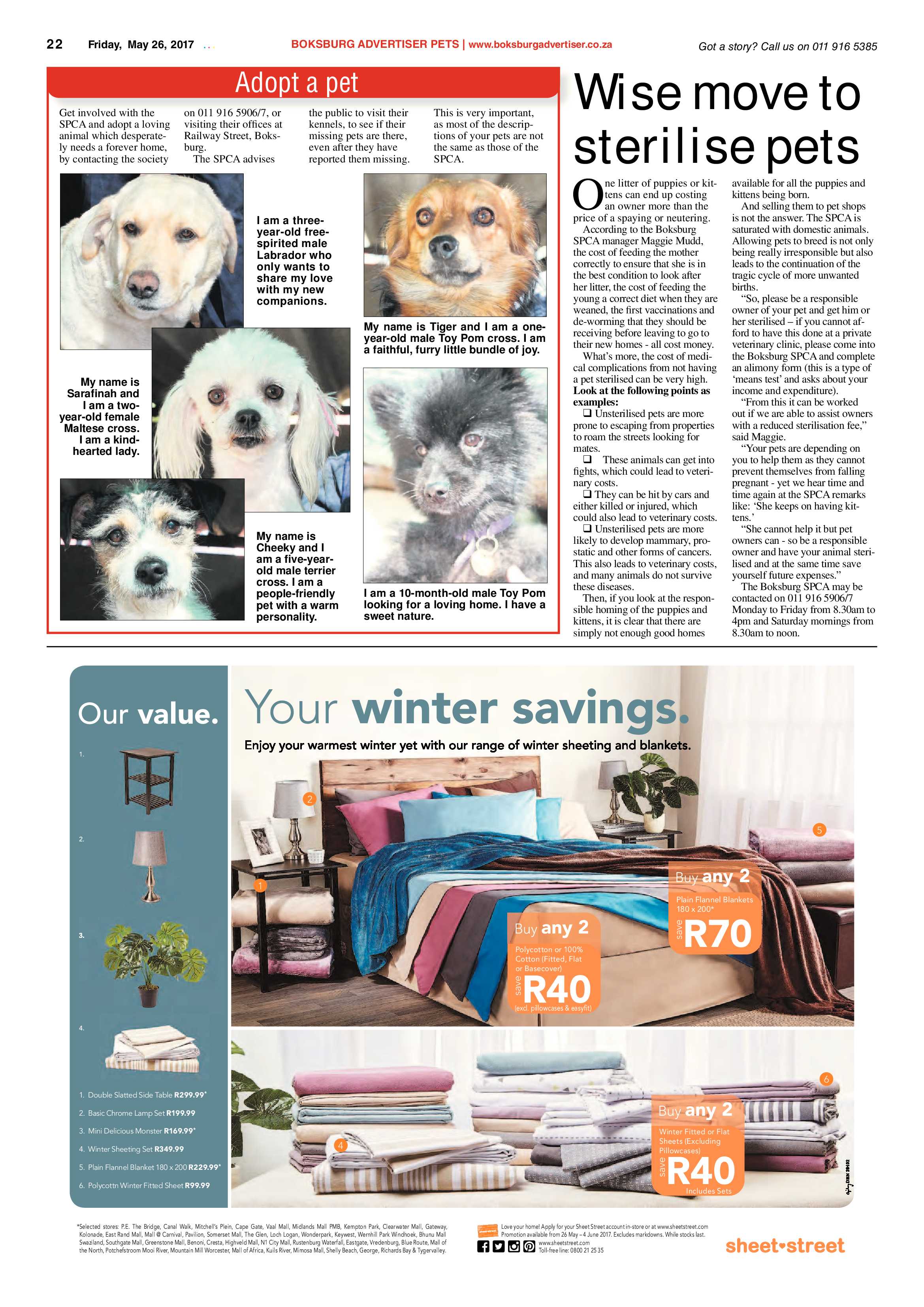 Boksburg Advertiser 23 May 2017 page 22