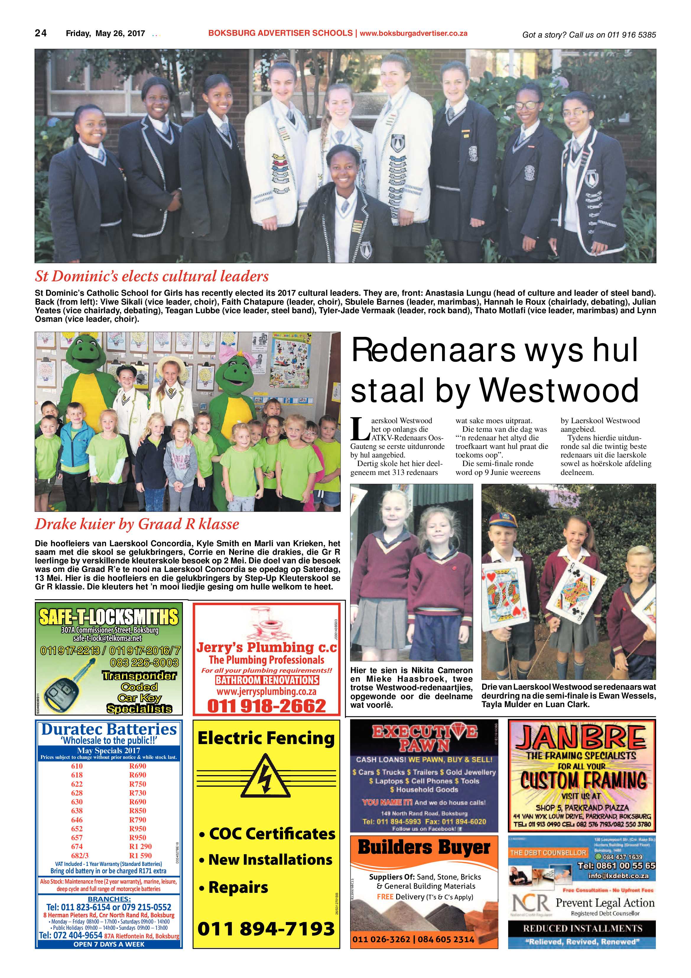 Boksburg Advertiser 23 May 2017 page 24