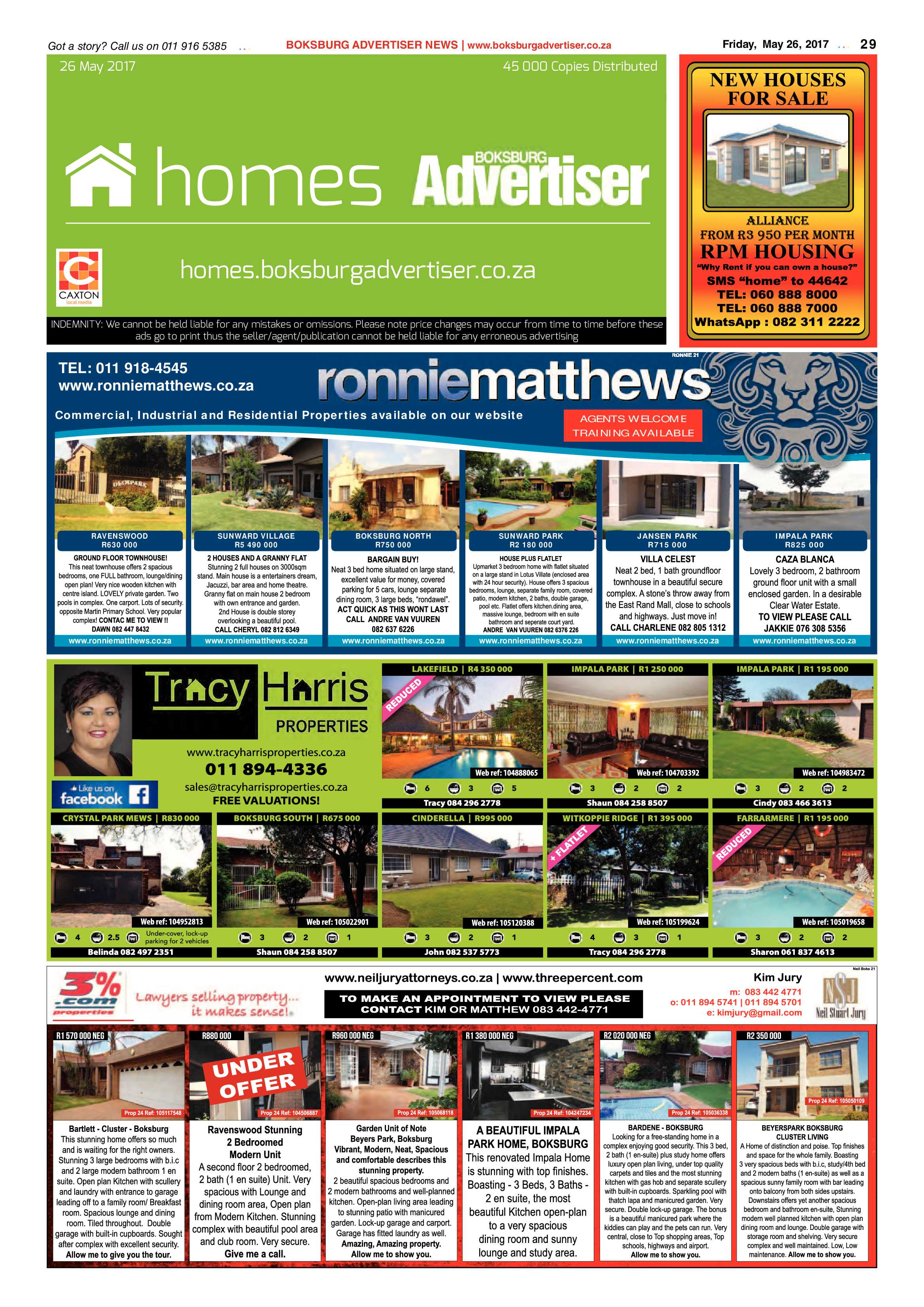 Boksburg Advertiser 23 May 2017 page 29