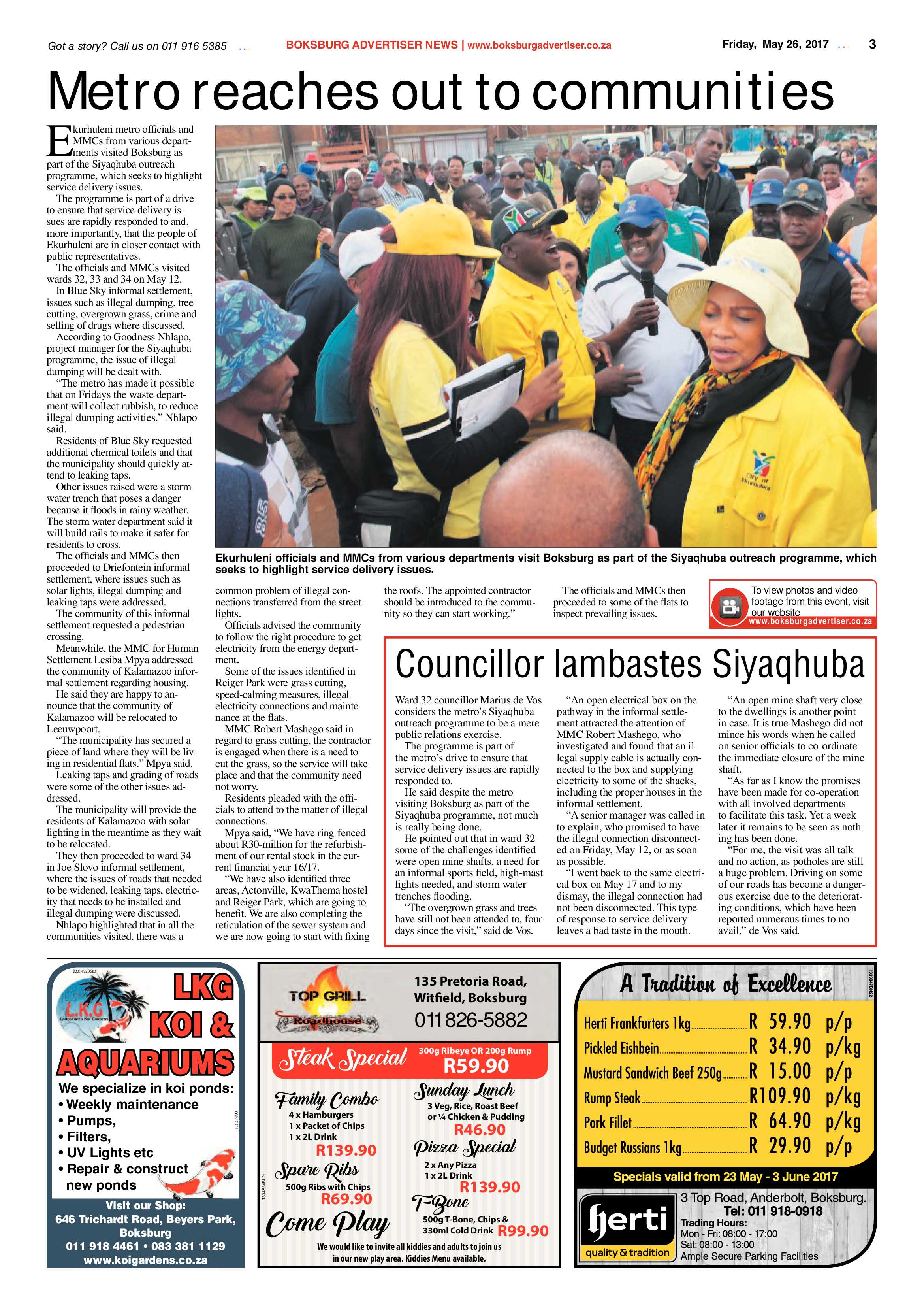 Boksburg Advertiser 23 May 2017 page 3