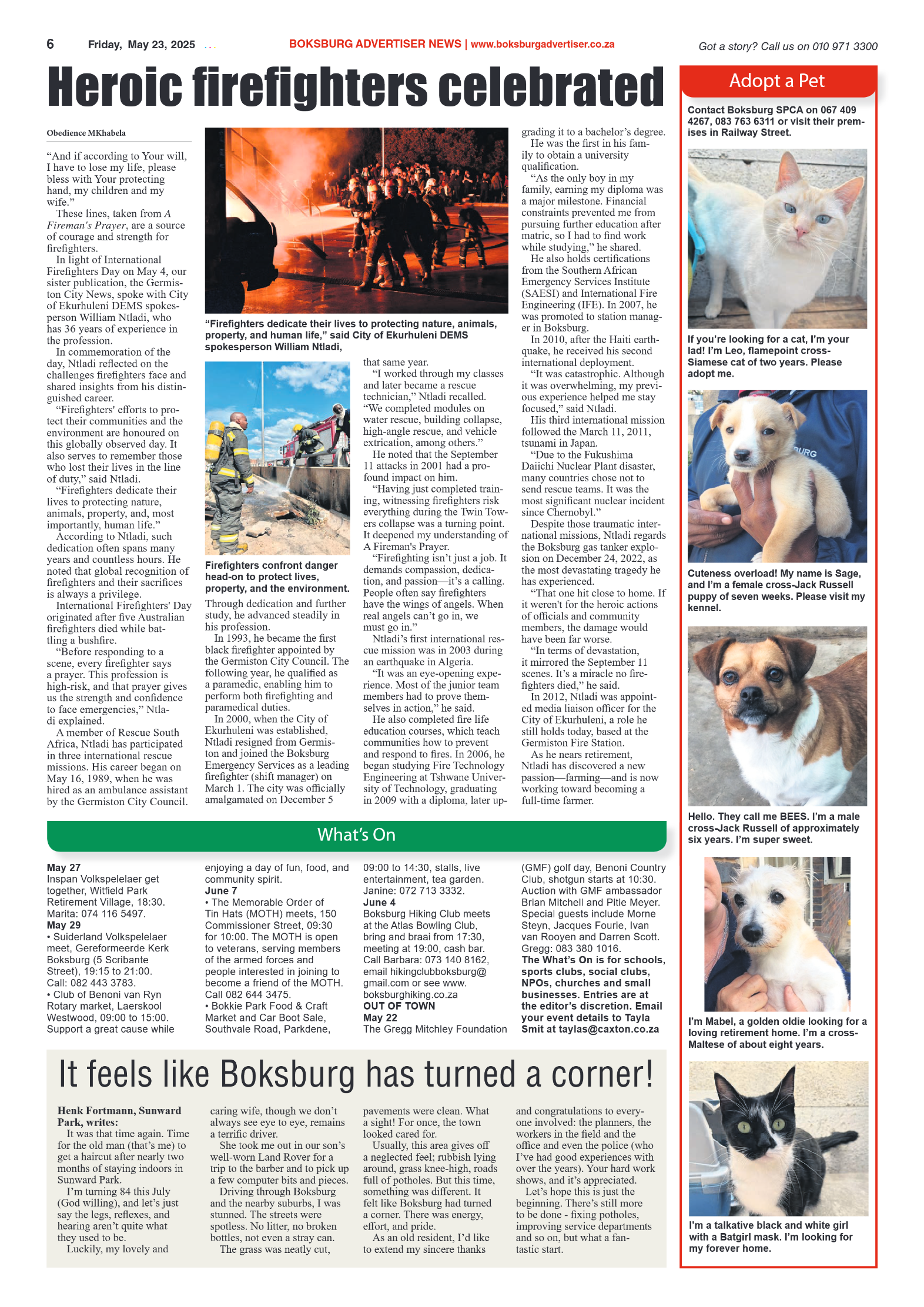 Boksburg Advertiser 23 May 2025 page 6