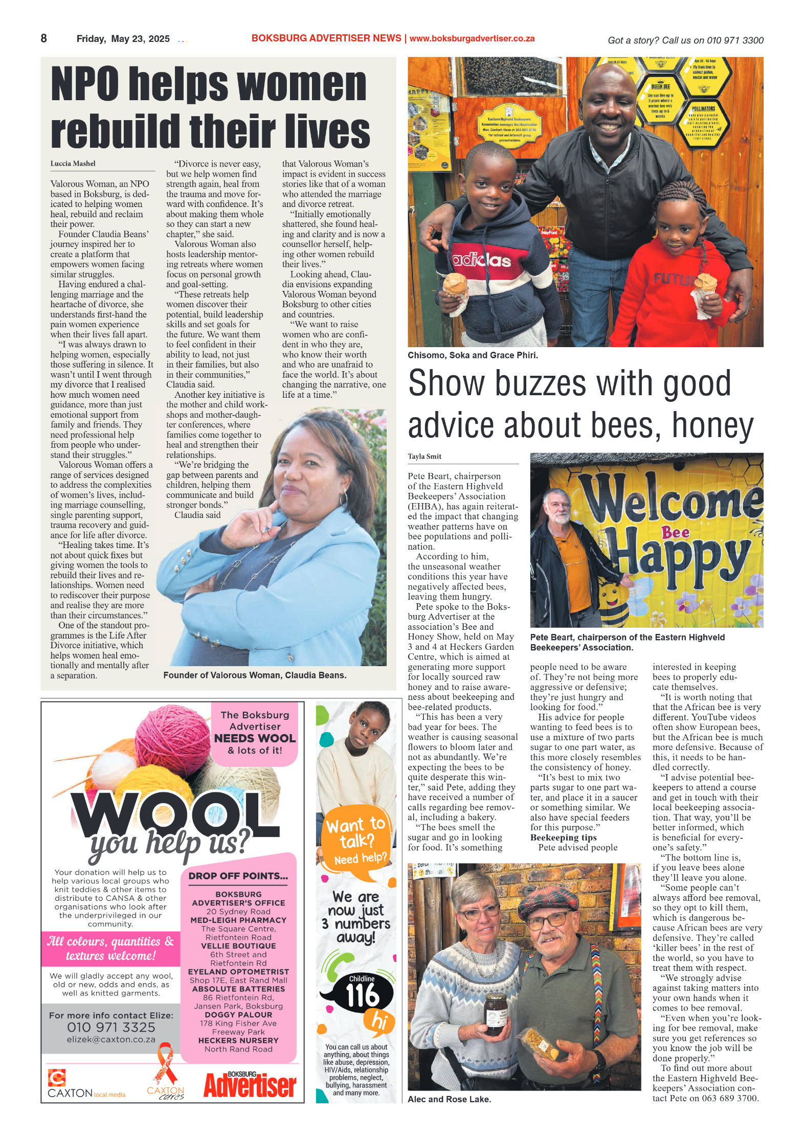 Boksburg Advertiser 23 May 2025 page 8