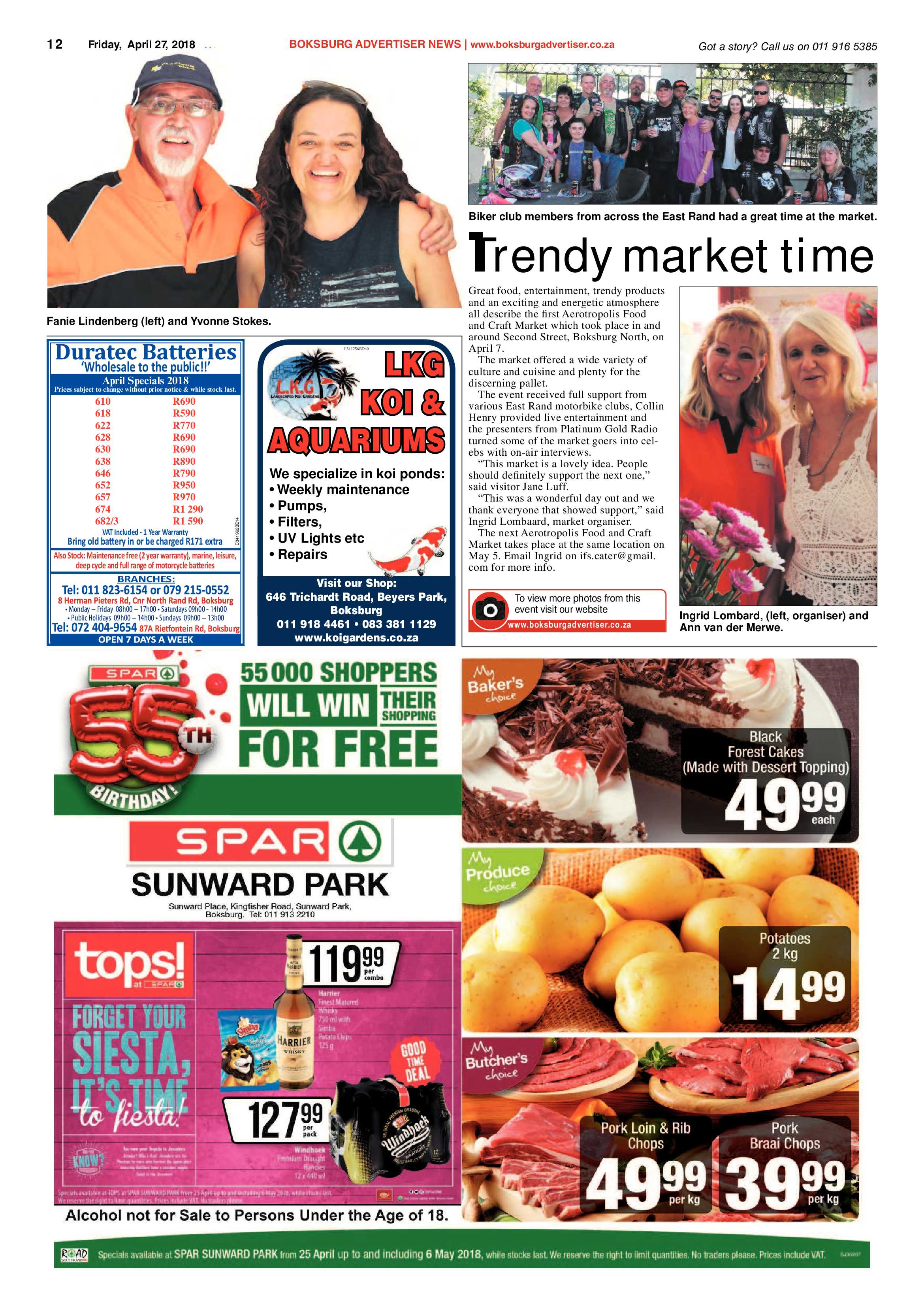 Boksburg Advertiser 24 April 2018 page 12