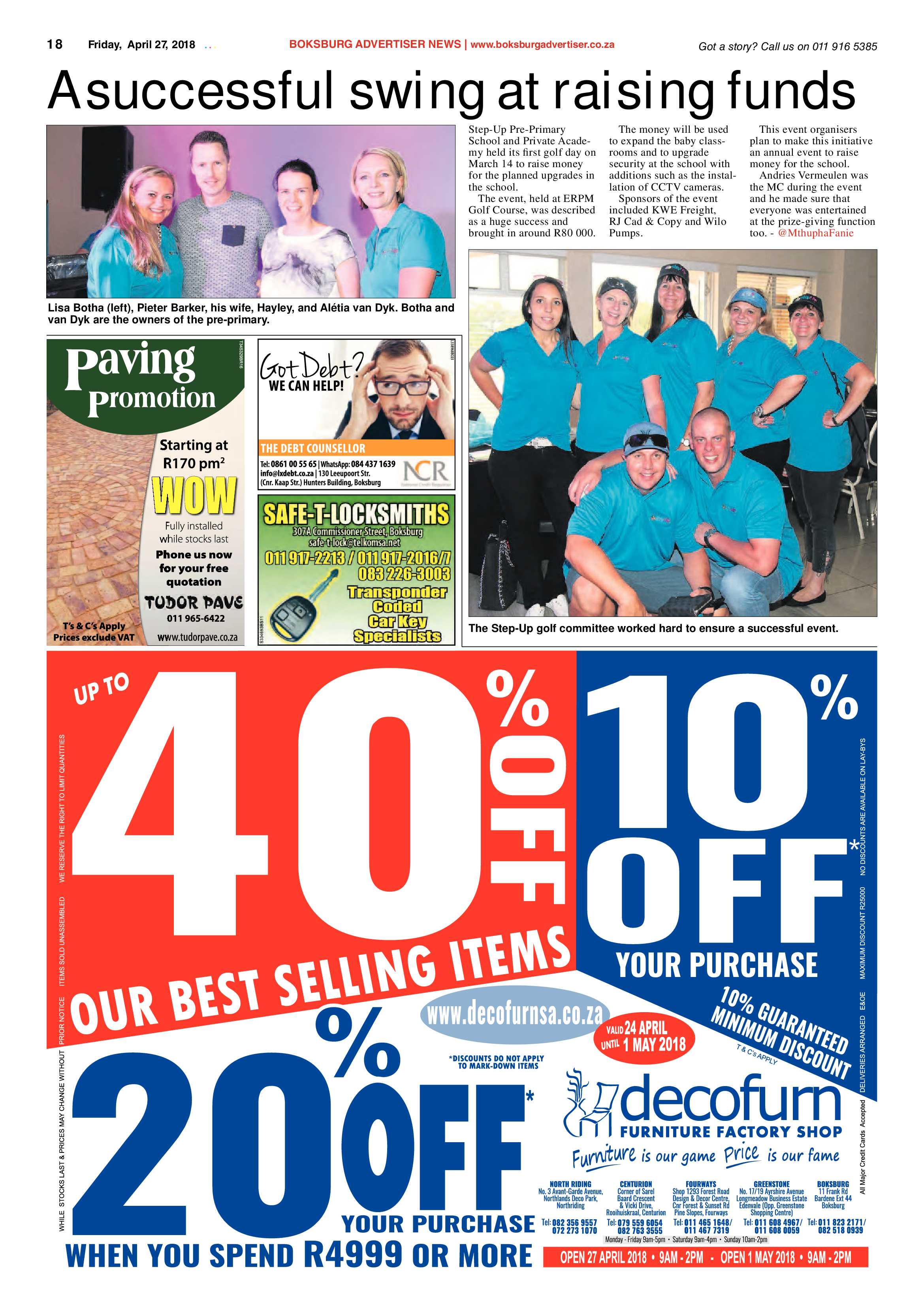 Boksburg Advertiser 24 April 2018 page 18