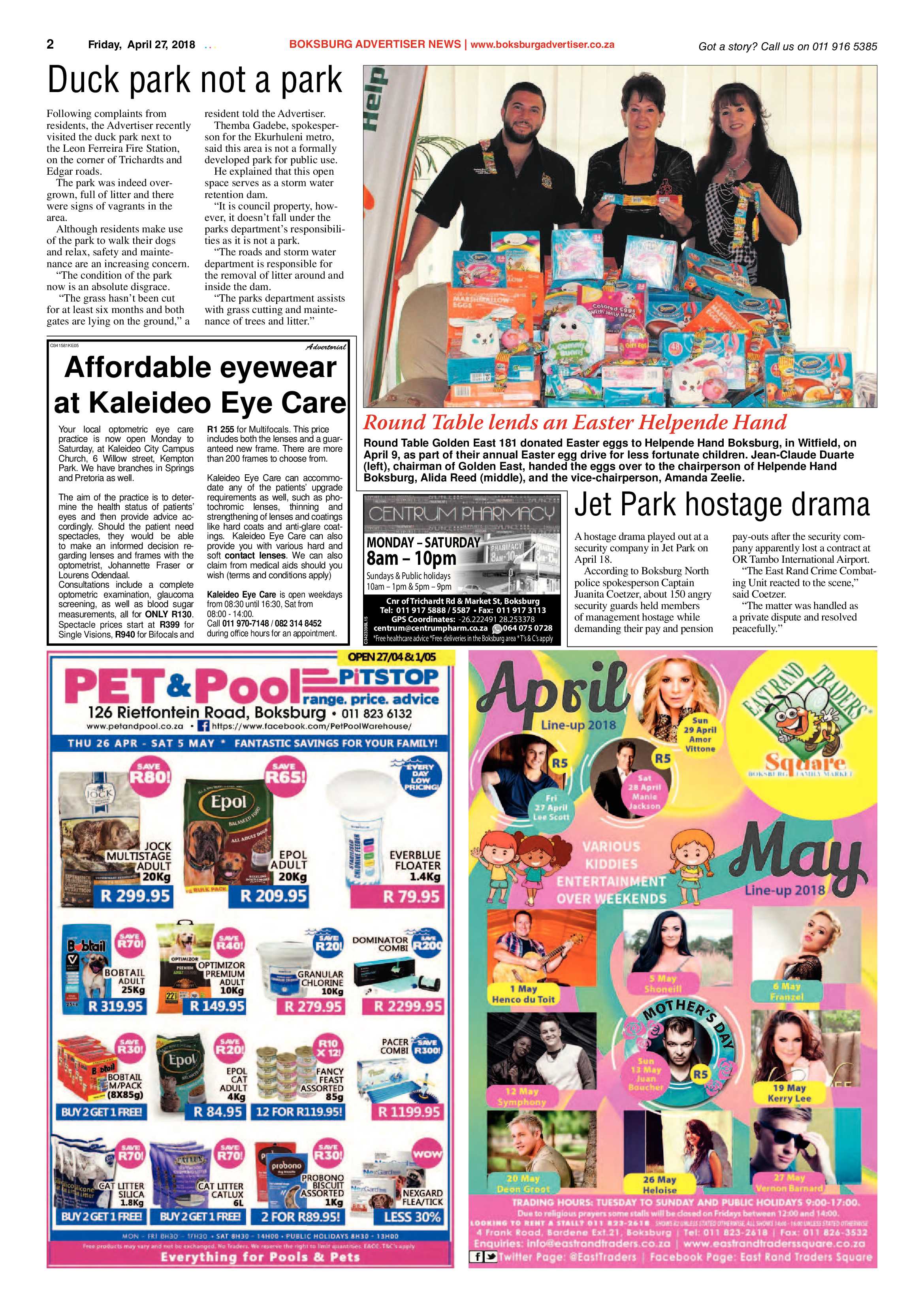 Boksburg Advertiser 24 April 2018 page 2