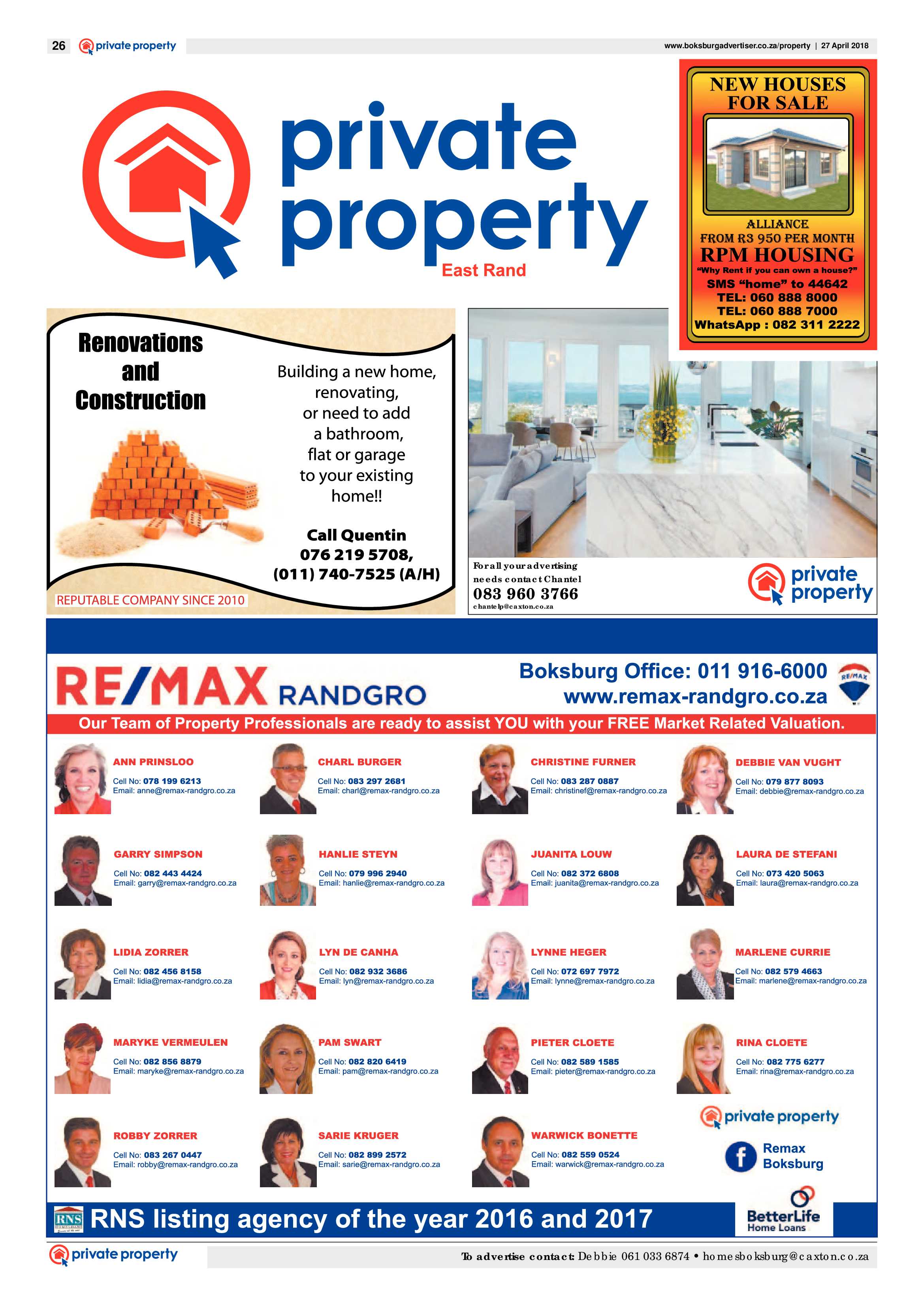 Boksburg Advertiser 24 April 2018 page 26