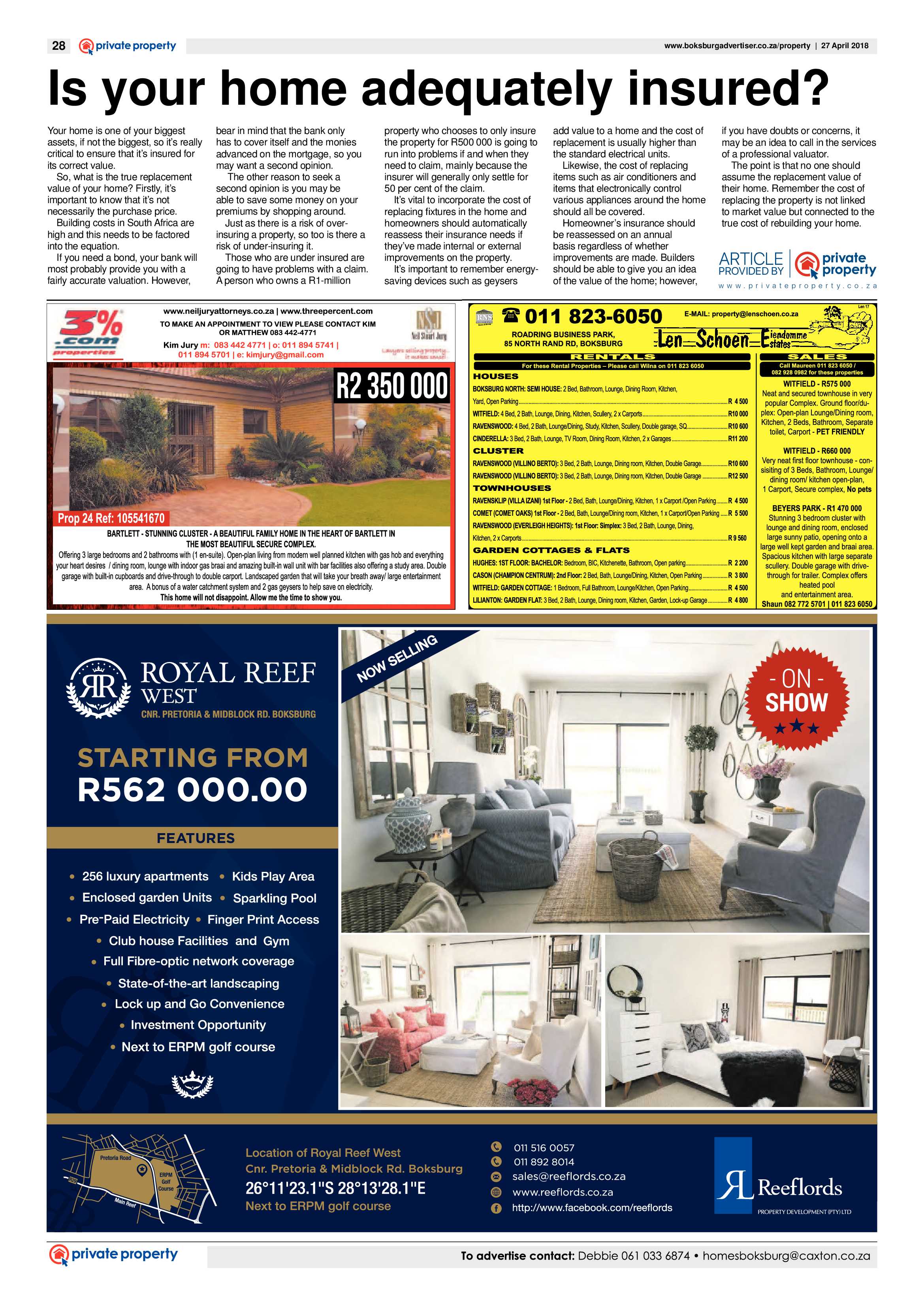 Boksburg Advertiser 24 April 2018 page 28