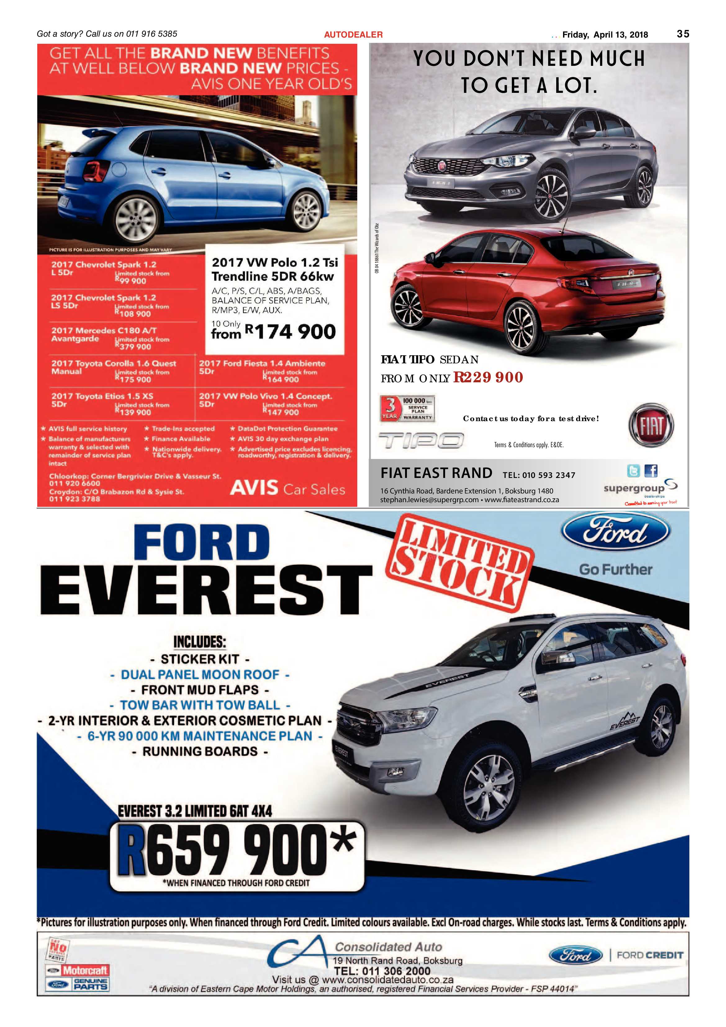 Boksburg Advertiser 24 April 2018 page 35