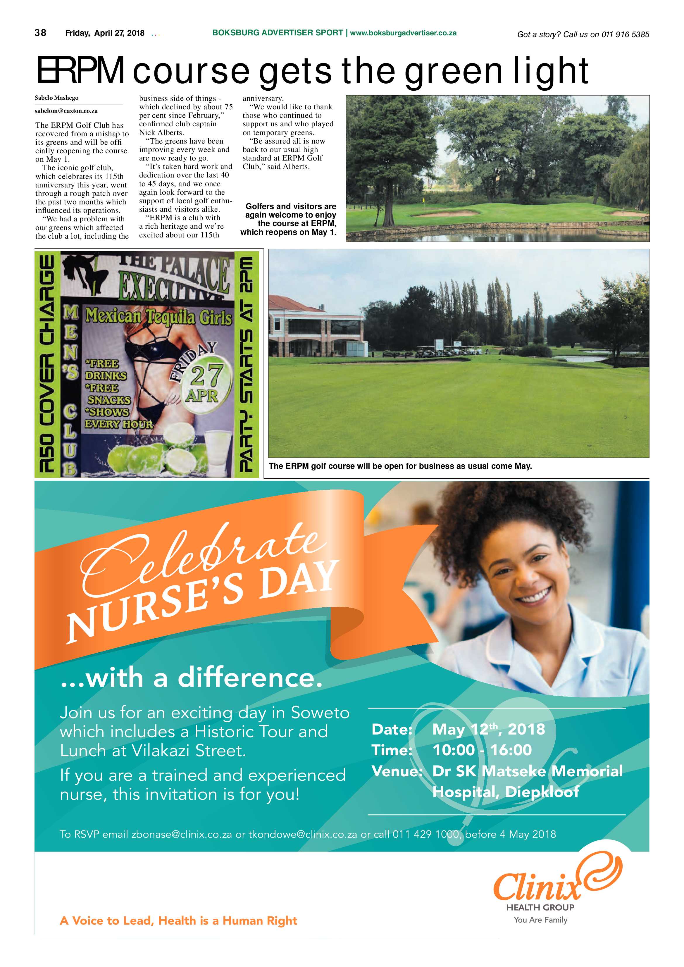 Boksburg Advertiser 24 April 2018 page 38