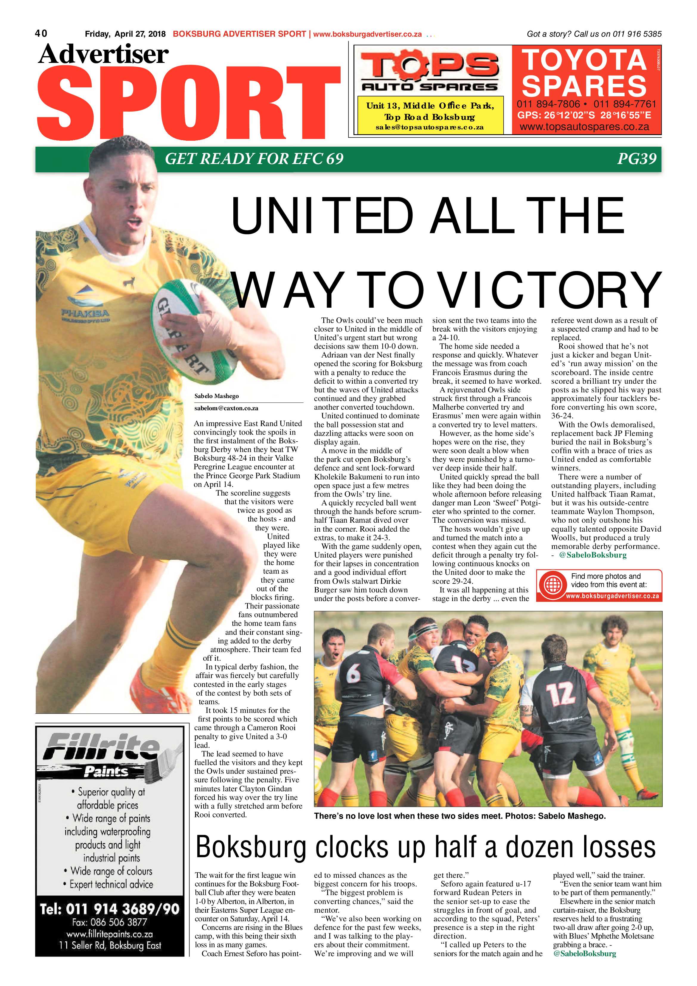 Boksburg Advertiser 24 April 2018 page 40