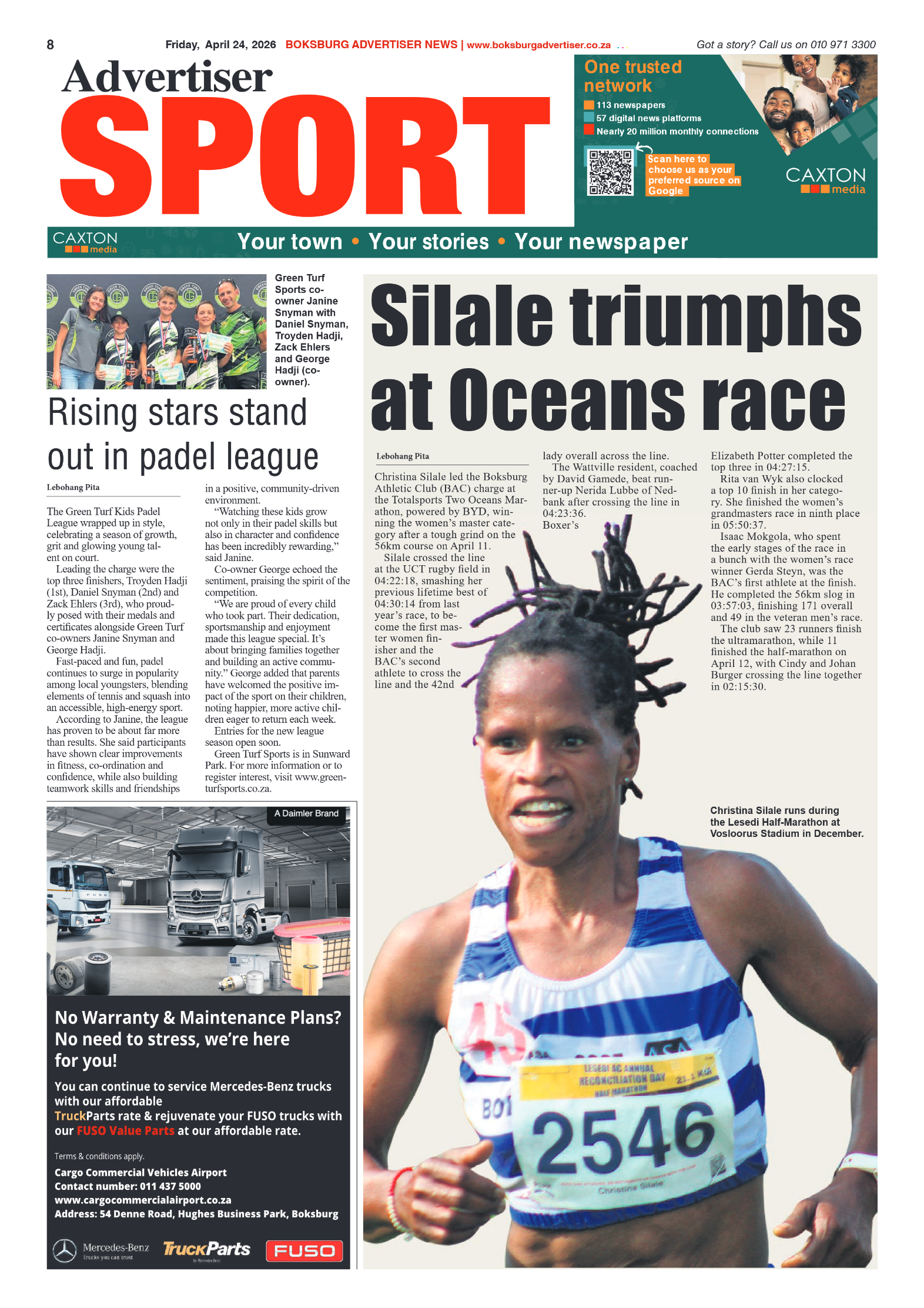 Boksburg Advertiser 24 April 2026 page 8
