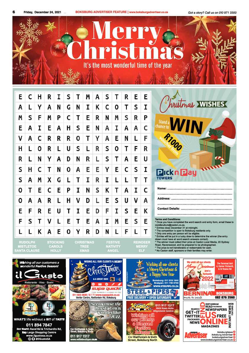 Boksburg Advertiser 24 December 2021 page 6