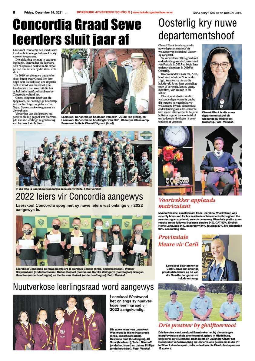 Boksburg Advertiser 24 December 2021 page 8