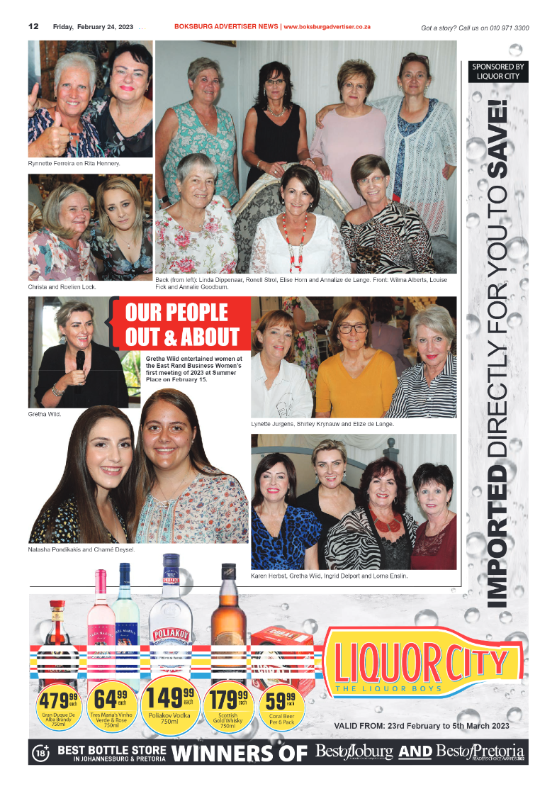 Boksburg Advertiser 24 February 2023 page 12