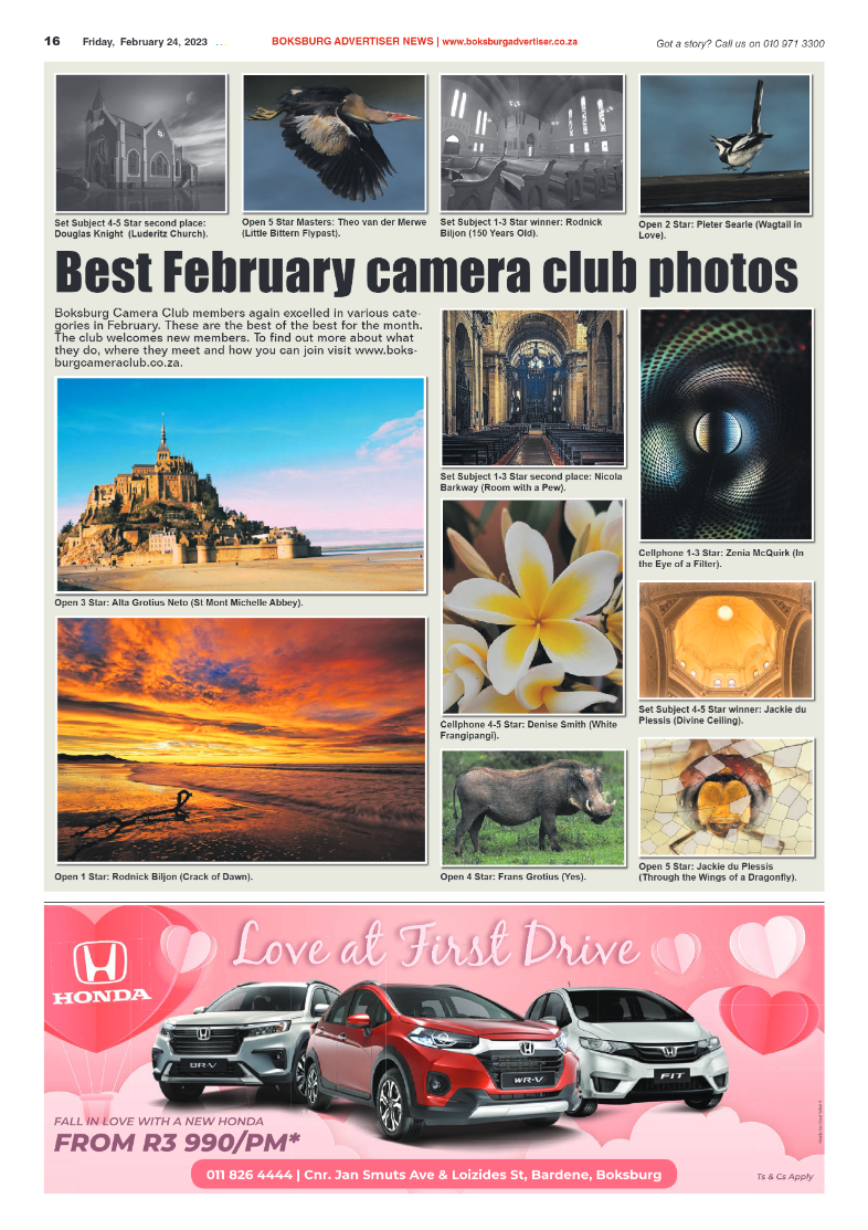Boksburg Advertiser 24 February 2023 page 16