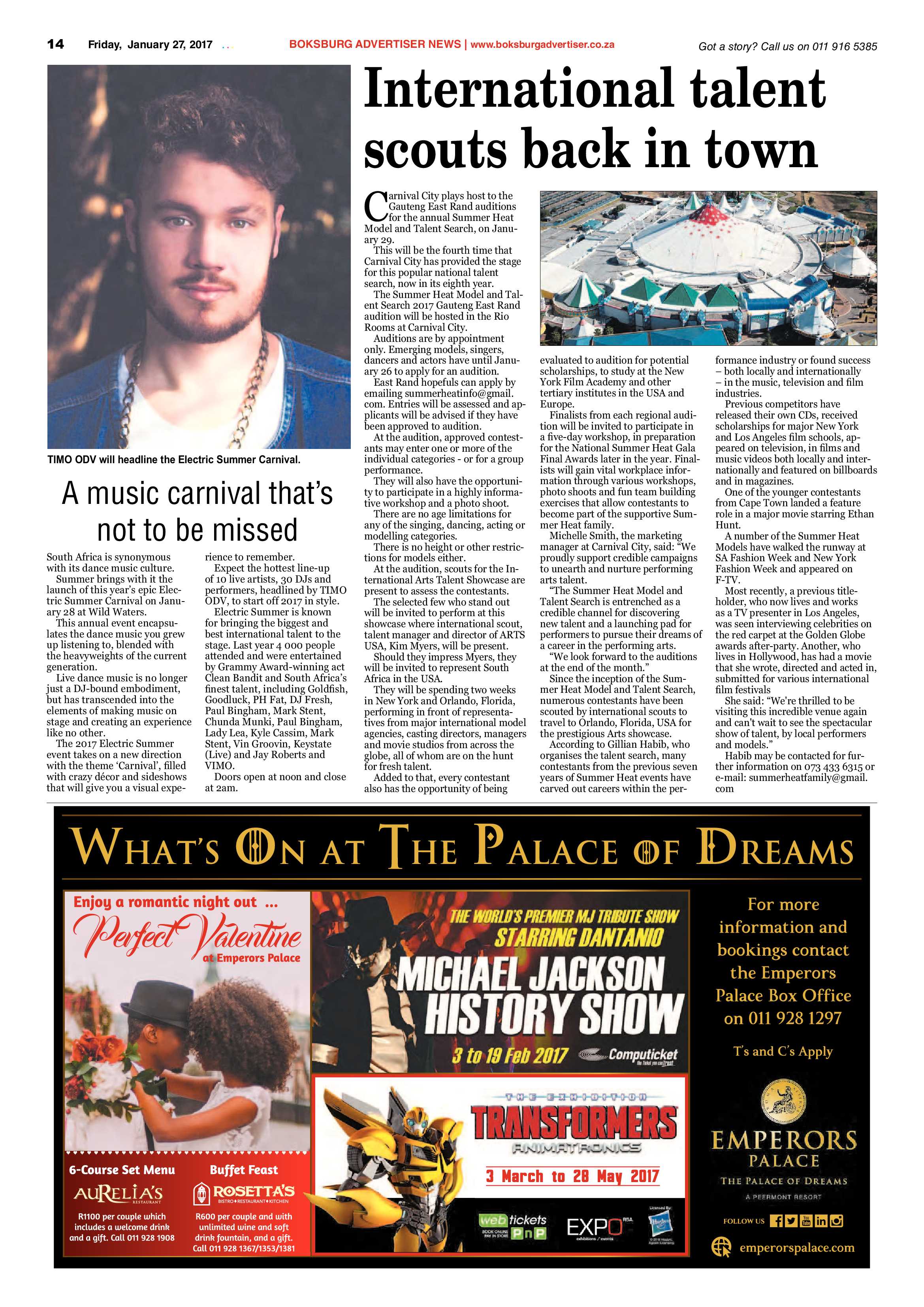 Boksburg Advertiser 24 January 2017 page 14