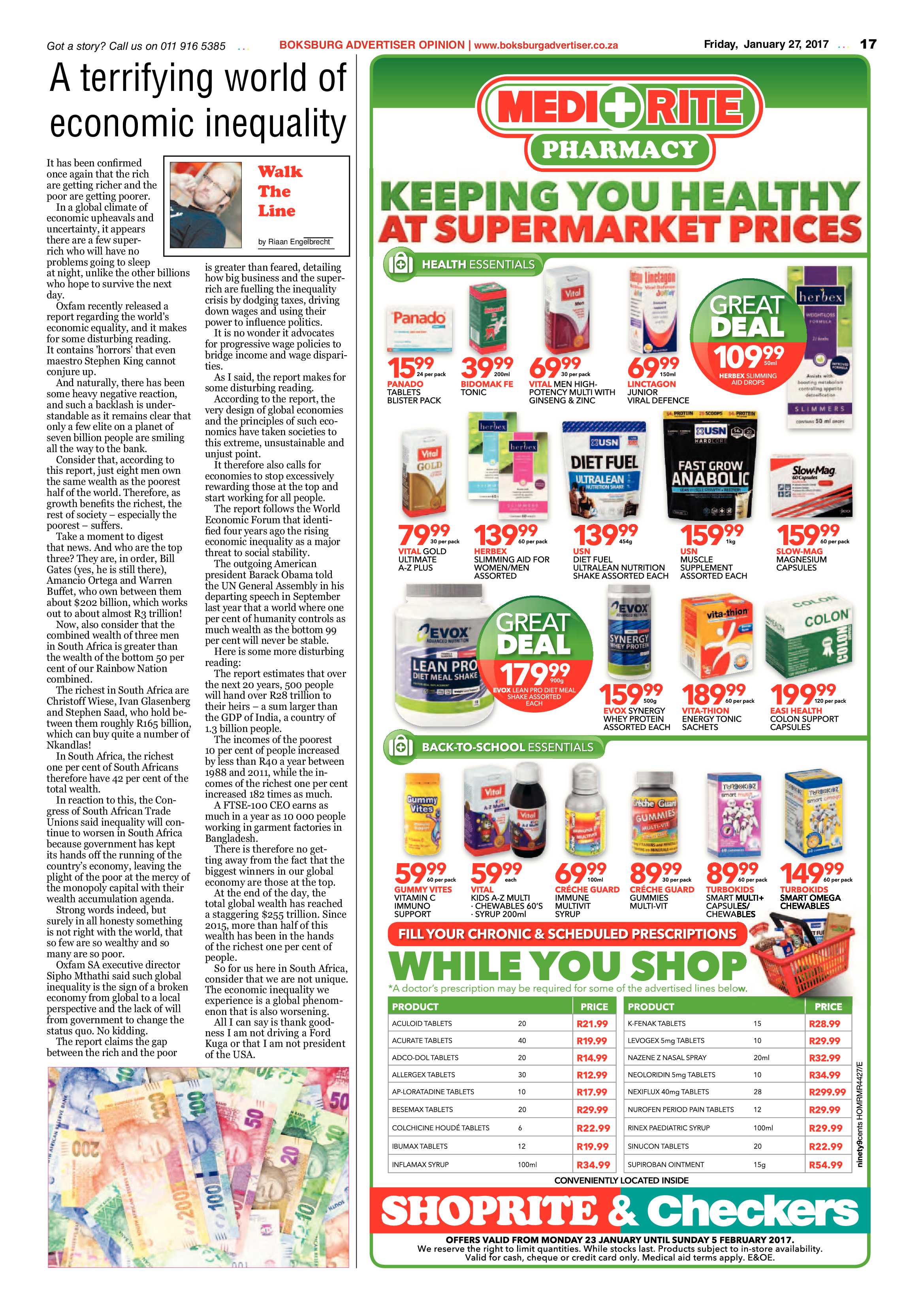 Boksburg Advertiser 24 January 2017 page 17