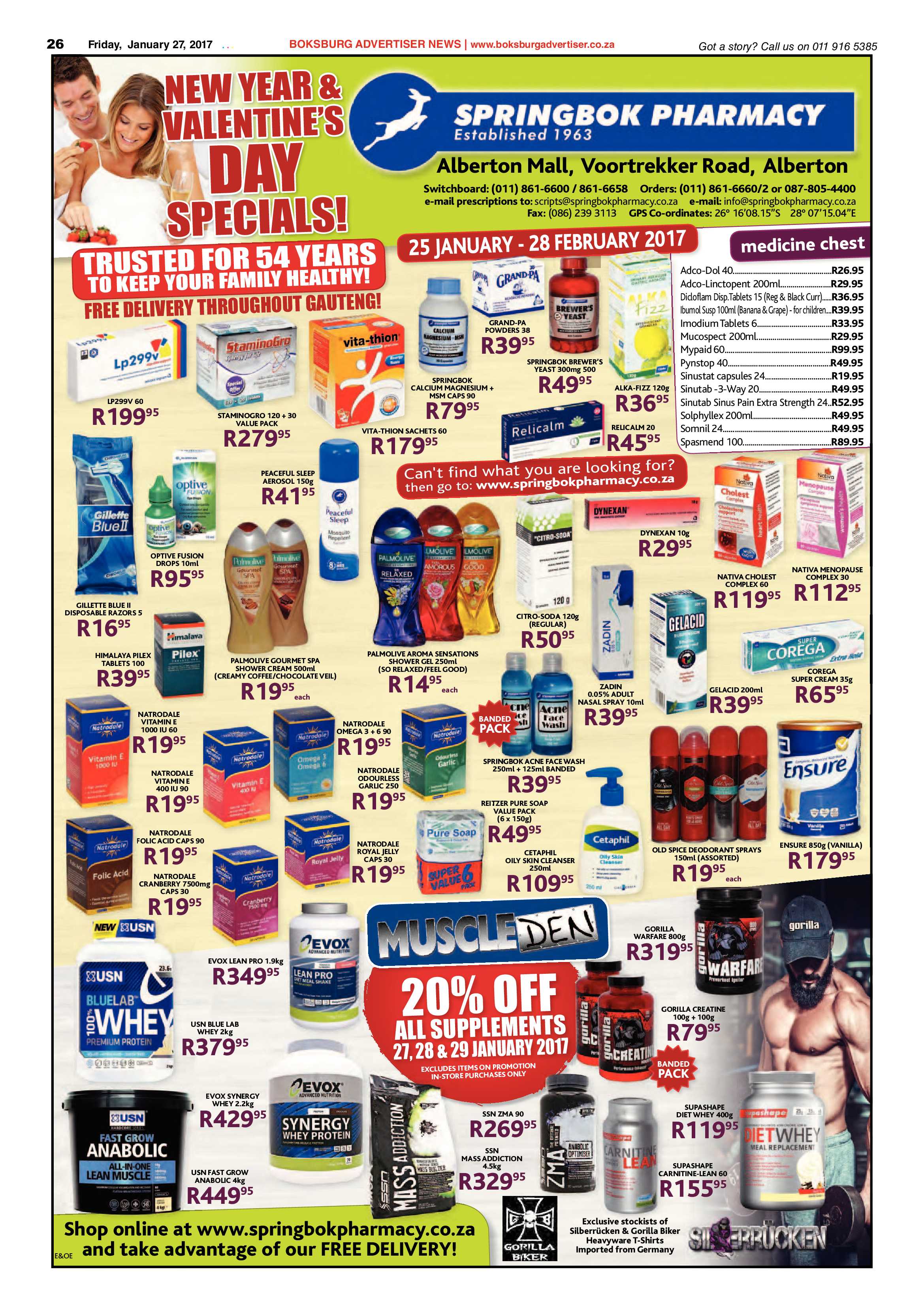 Boksburg Advertiser 24 January 2017 page 26