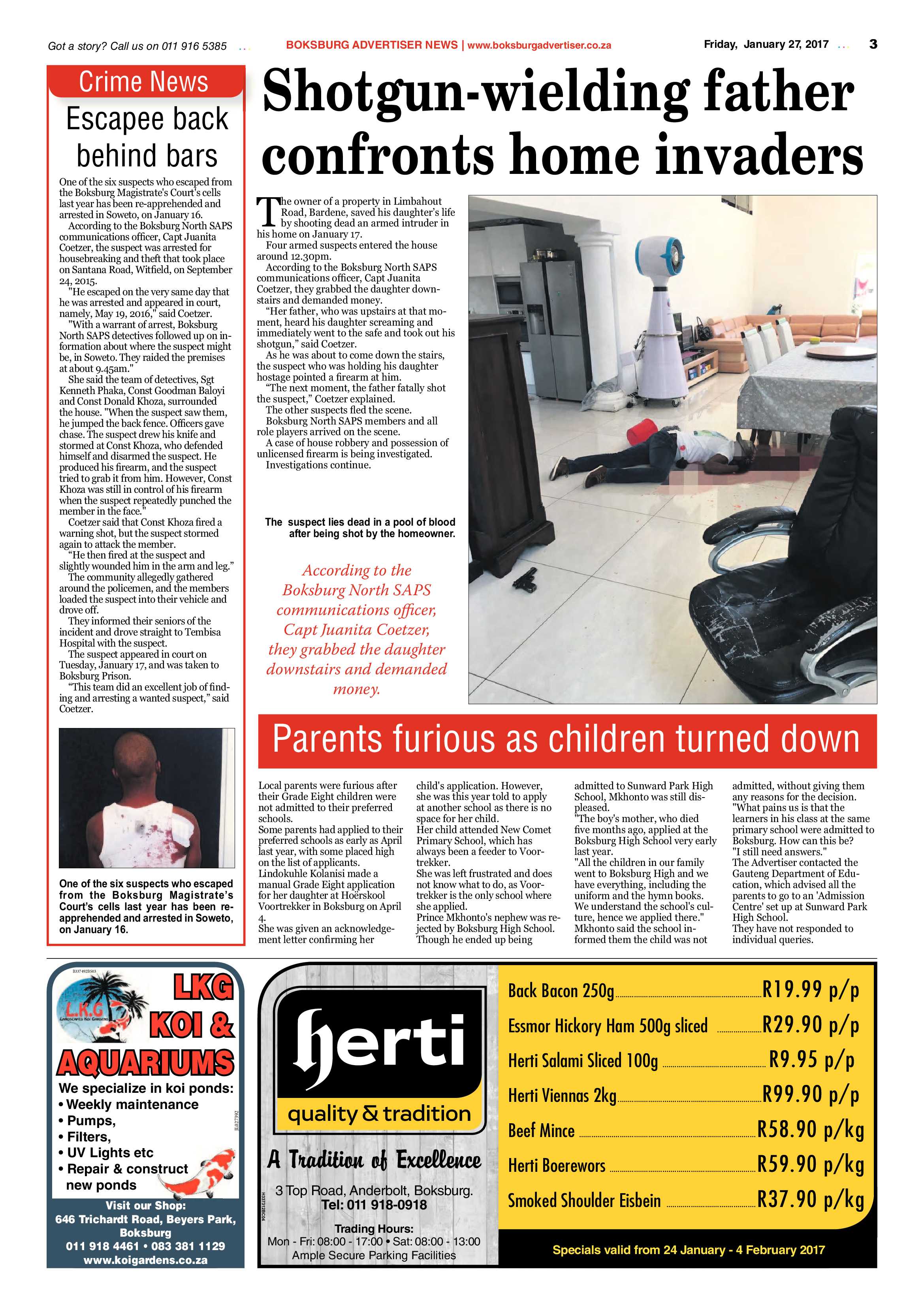 Boksburg Advertiser 24 January 2017 page 3