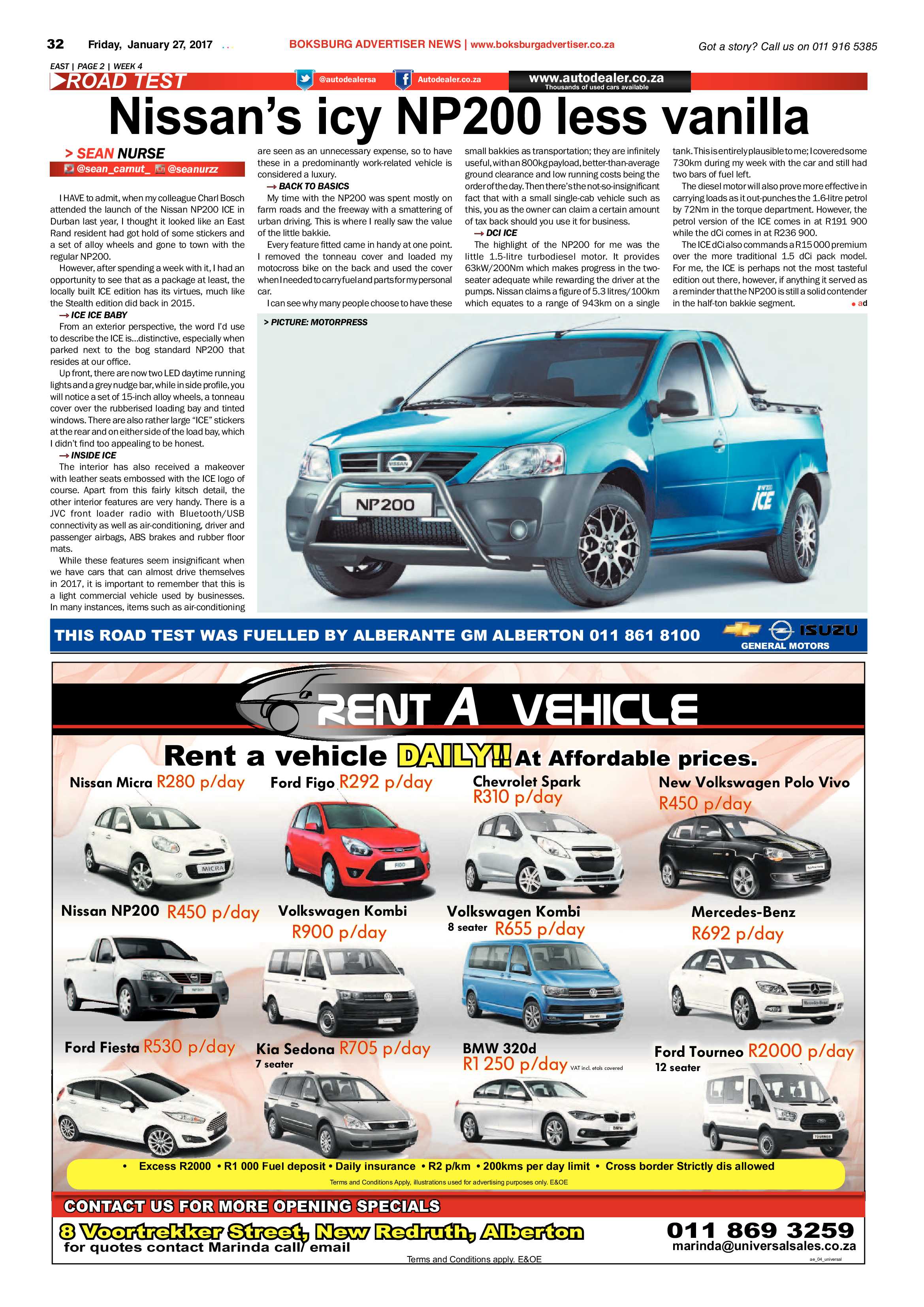 Boksburg Advertiser 24 January 2017 page 32