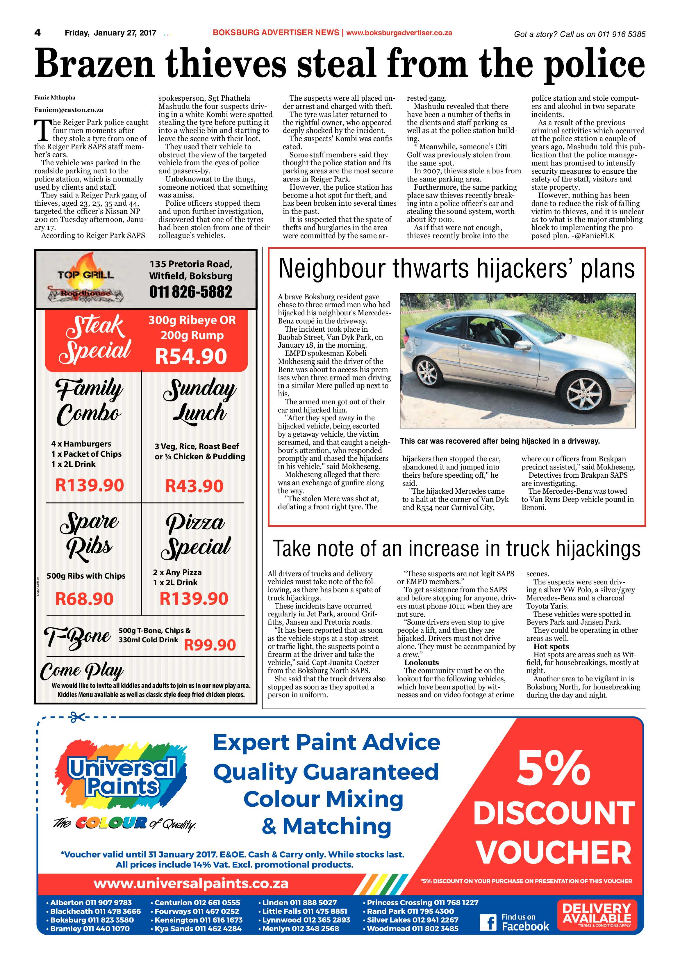 Boksburg Advertiser 24 January 2017 page 4
