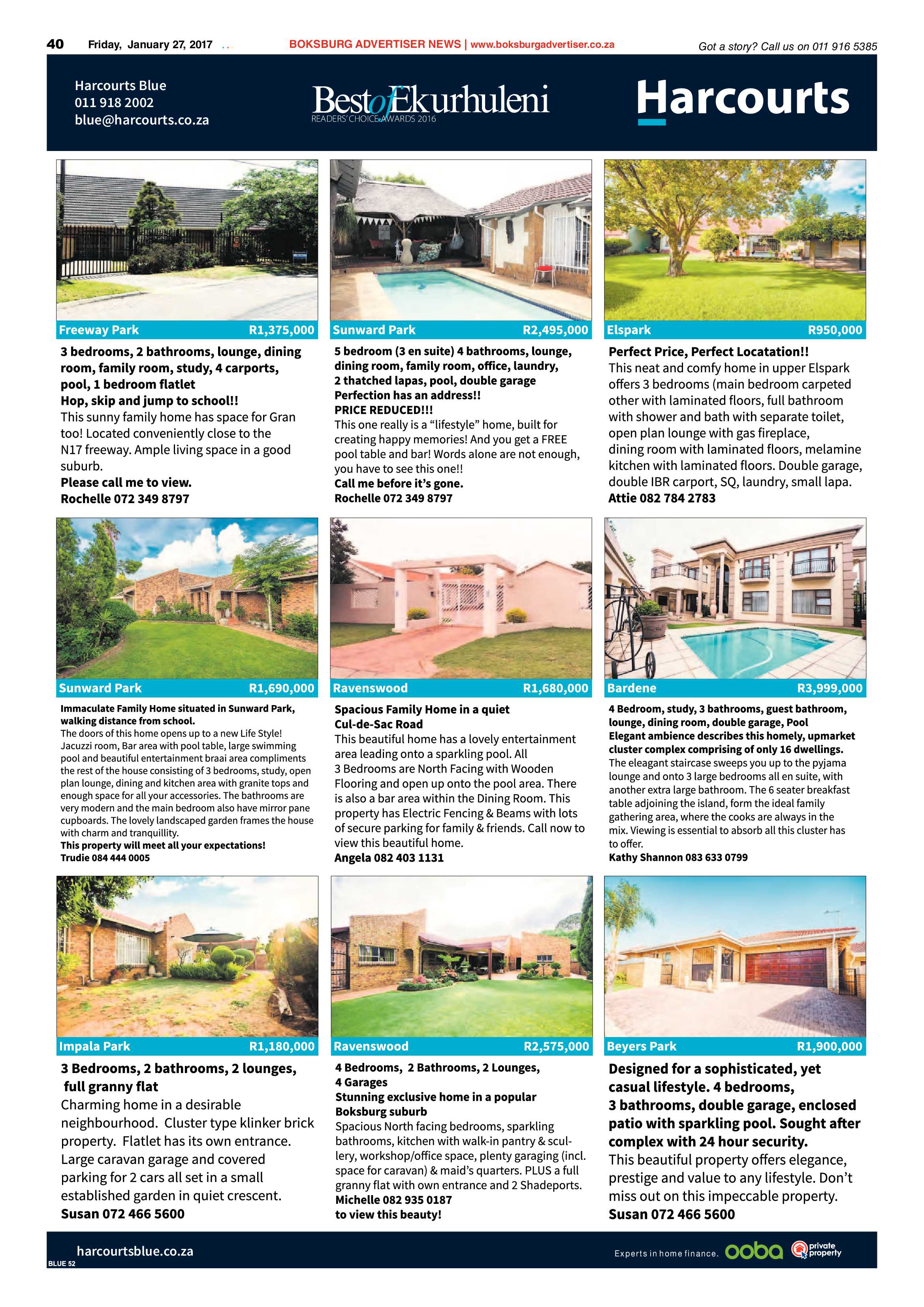 Boksburg Advertiser 24 January 2017 page 40